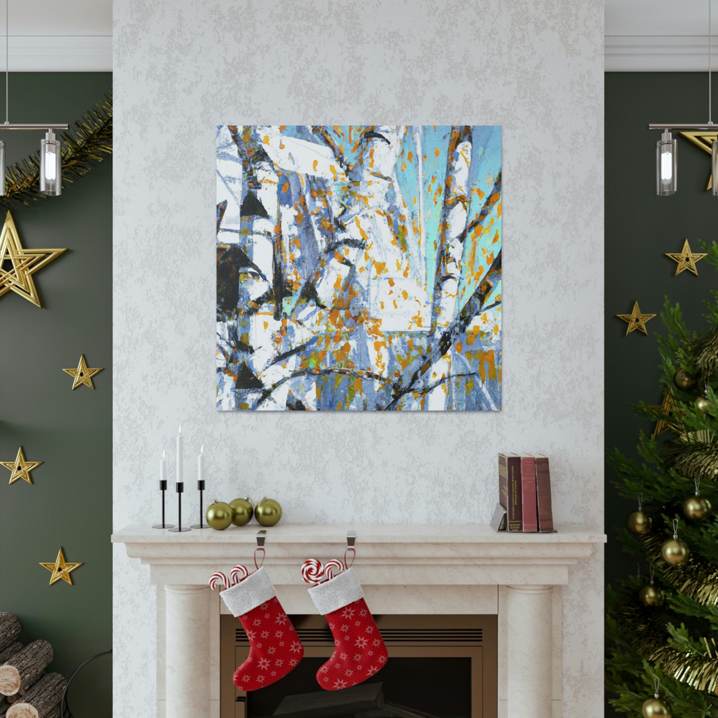 Birch Tree Pop Brilliance - Canvas