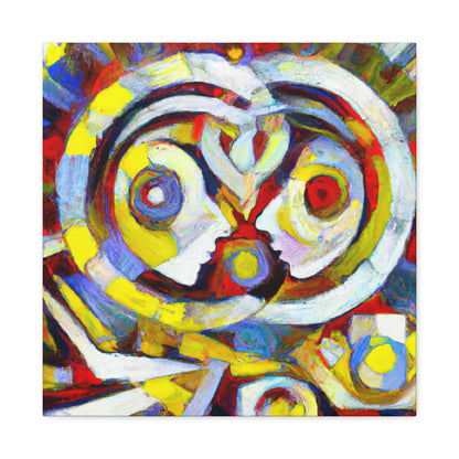 "Love's Celestial Embrace" - Canvas