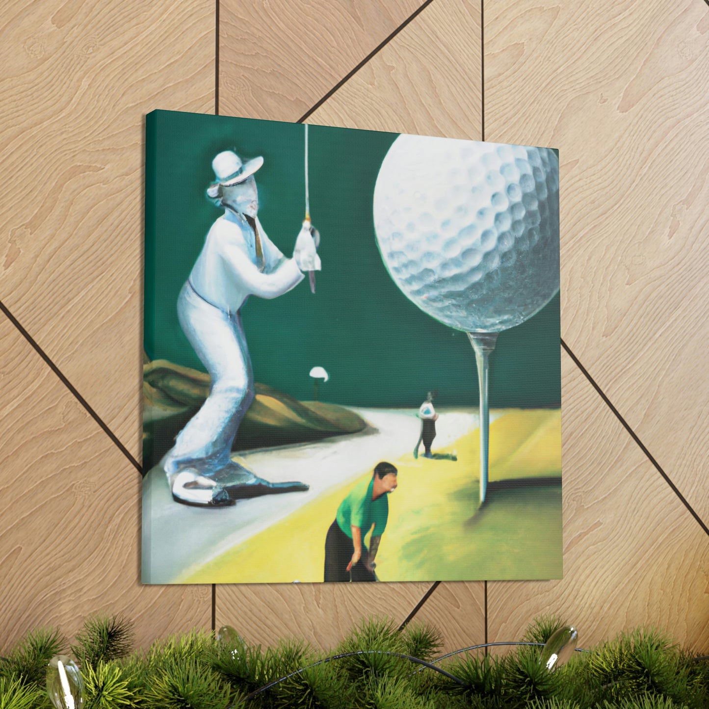 Golfing Through Dreamland - Canvas