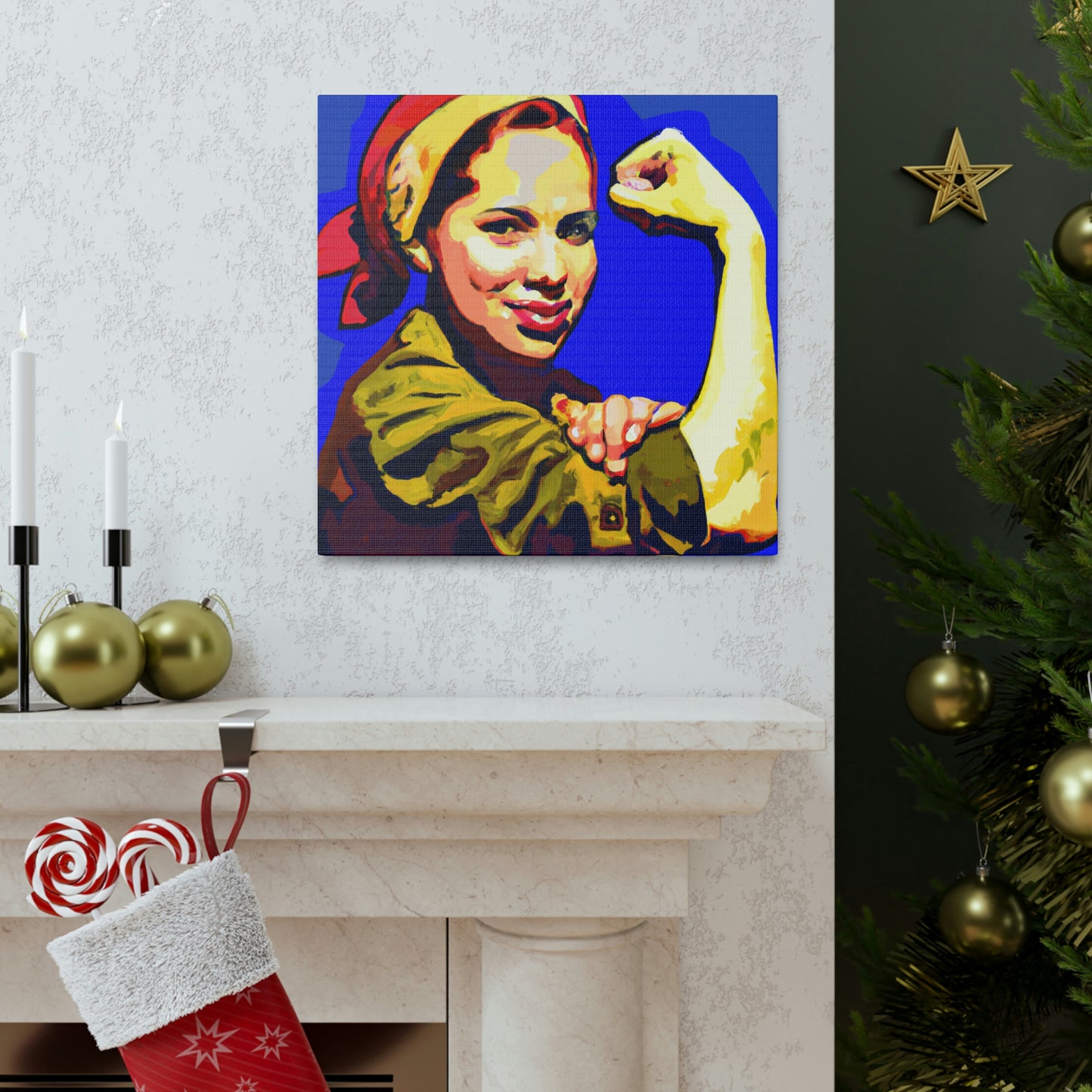 "Rosie the Revolutionary Woman" - Canvas