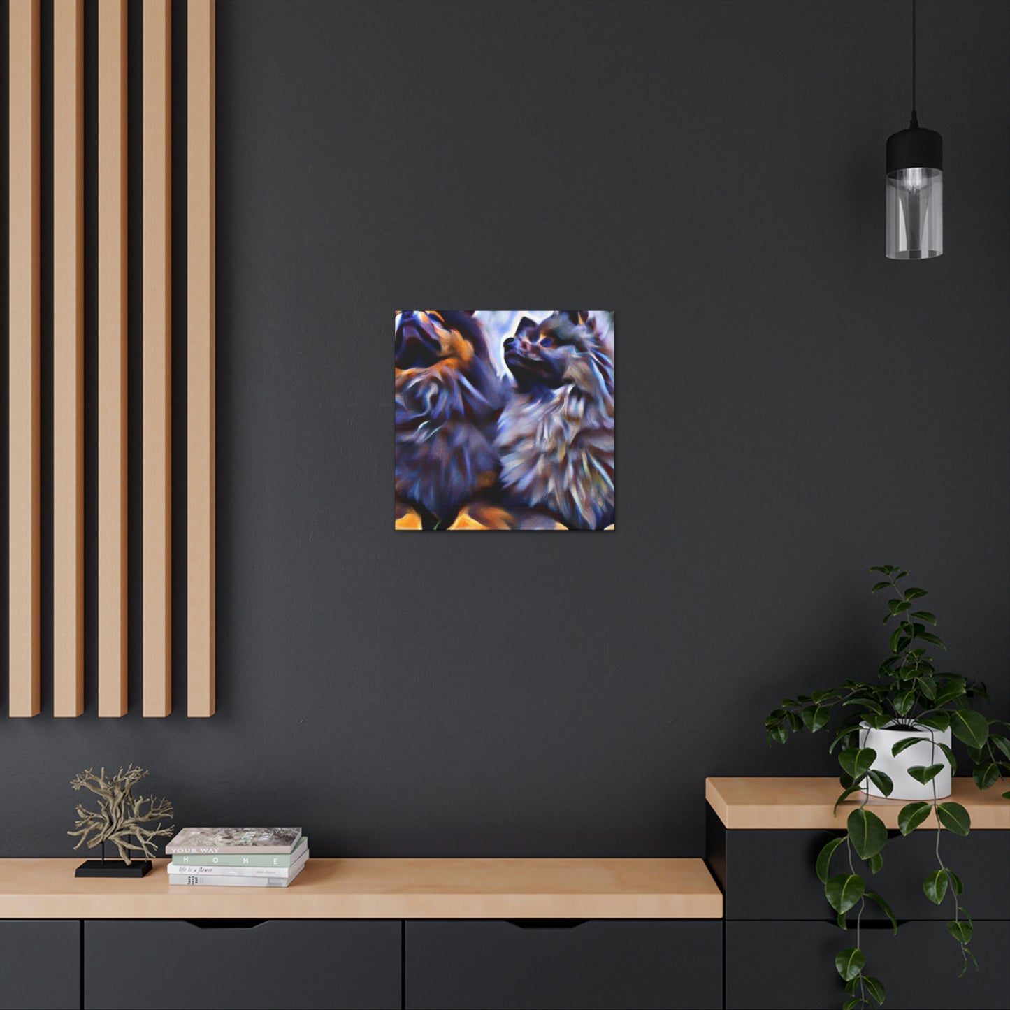 Keeshond in Dreamscape - Canvas