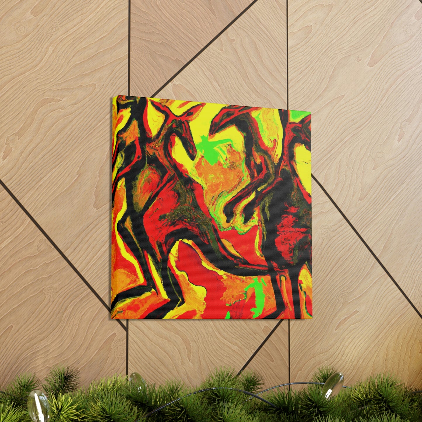 Kangaroos in Expressionism - Canvas