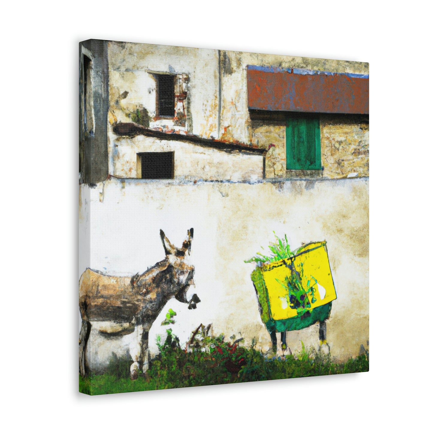 "Donkey Street Mural" - Canvas