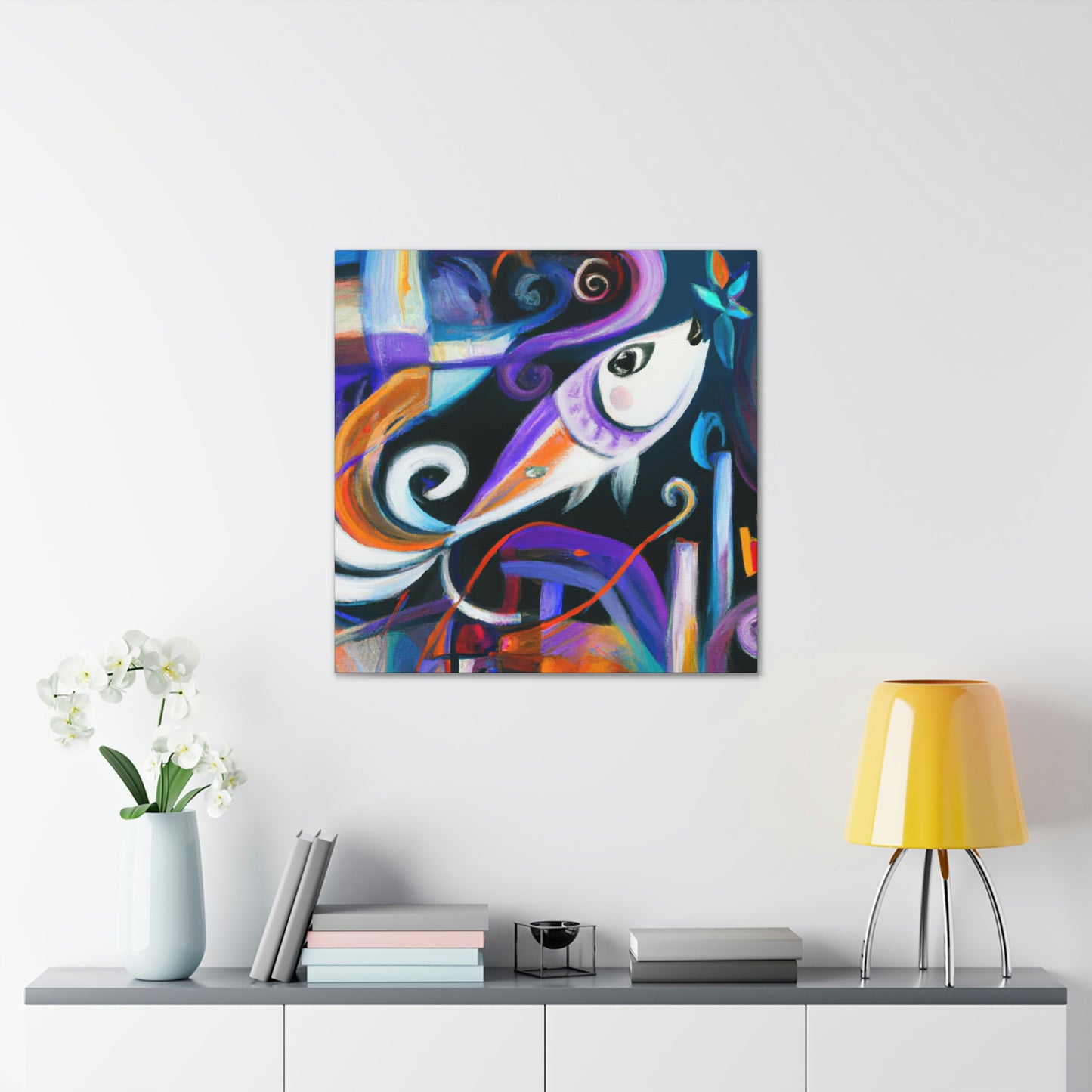 Sea of Swimming Fish - Canvas