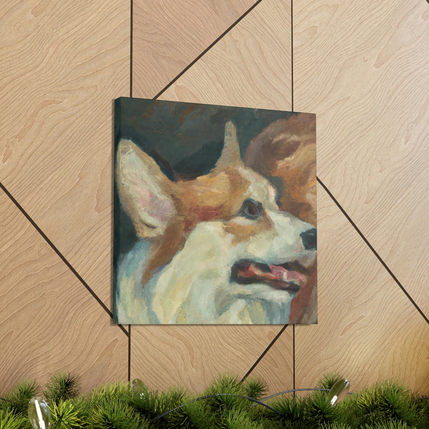 Corgi's Surreal Dream - Canvas