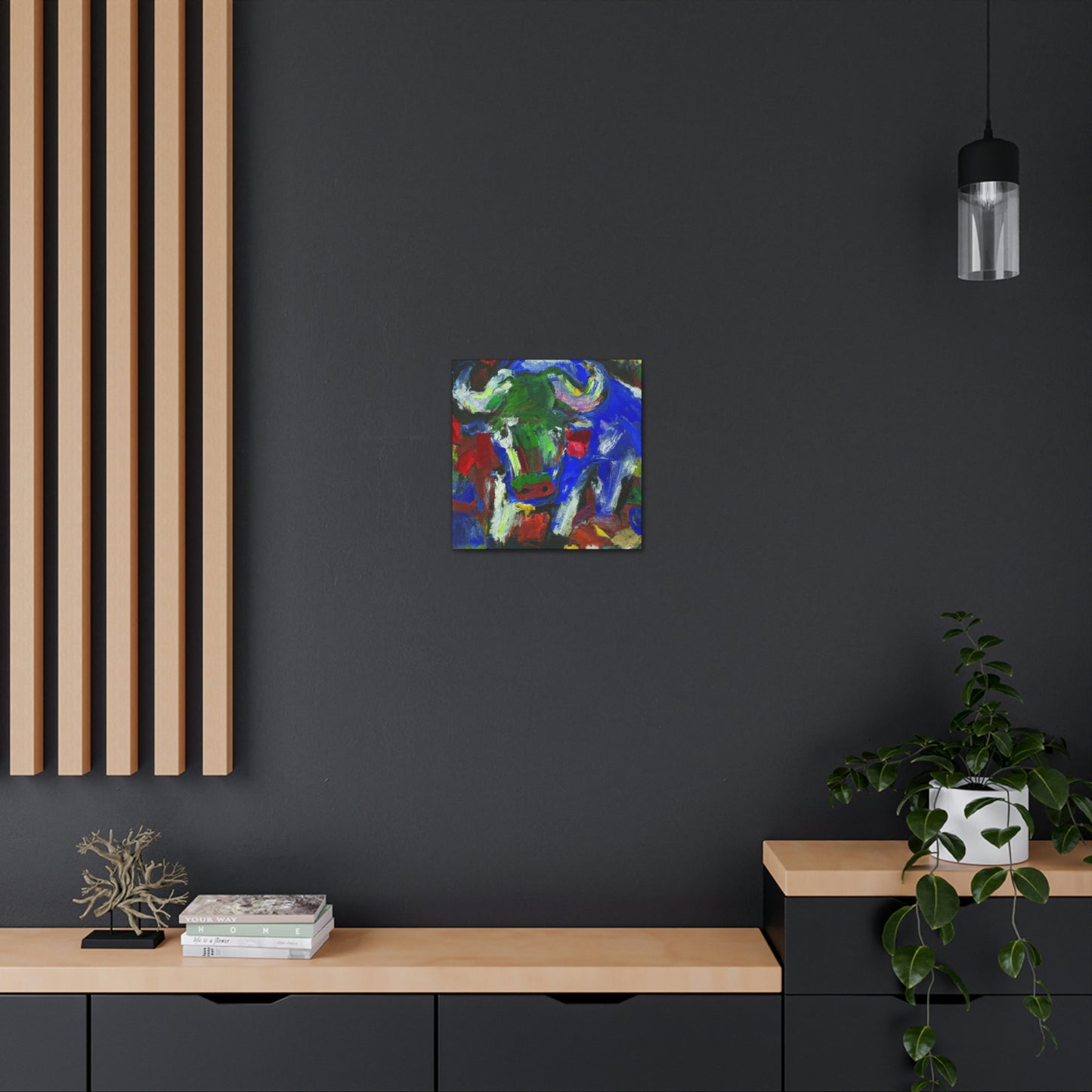 "Buffalo in Abstraction" - Canvas