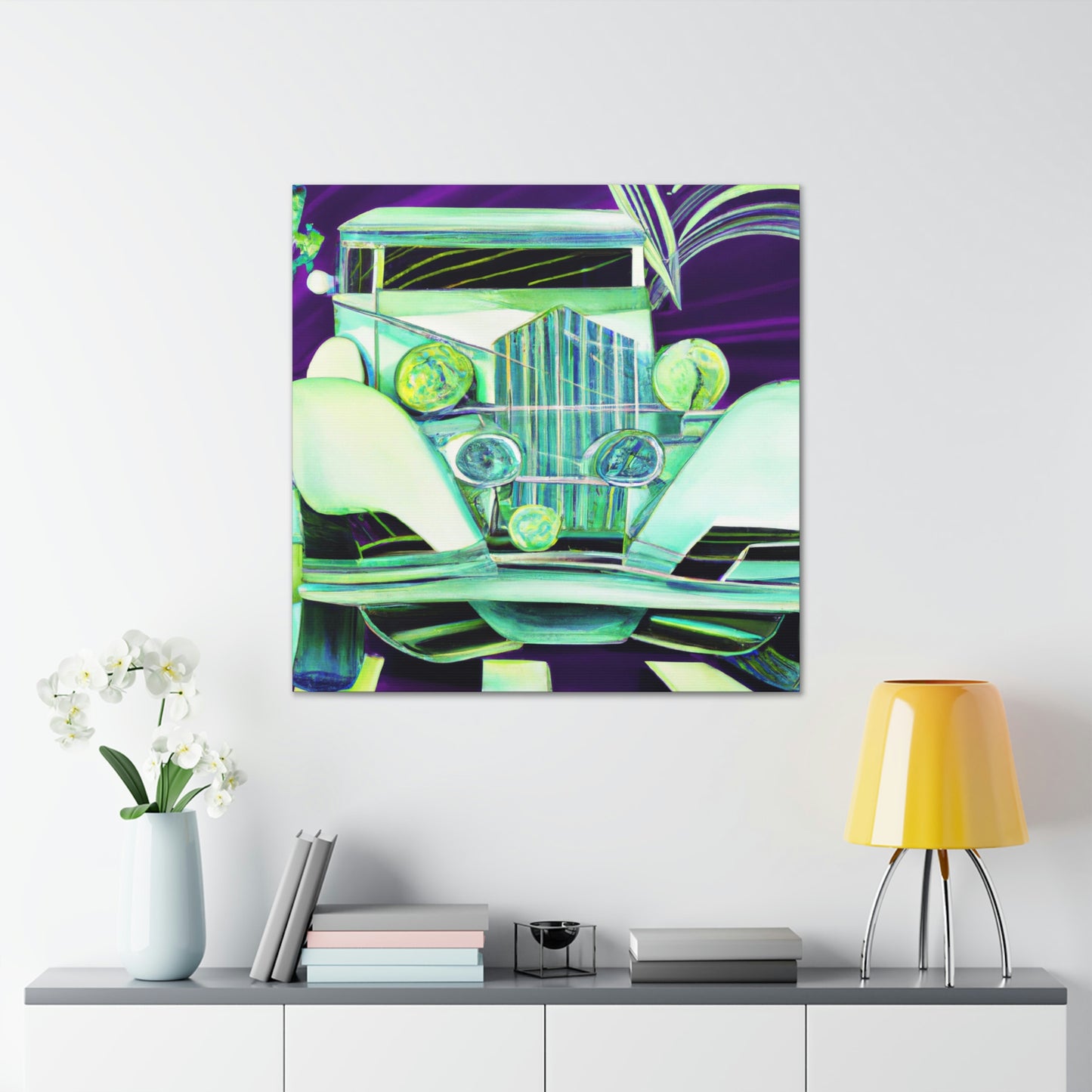 "Vintage Automobile Regalia" - Canvas