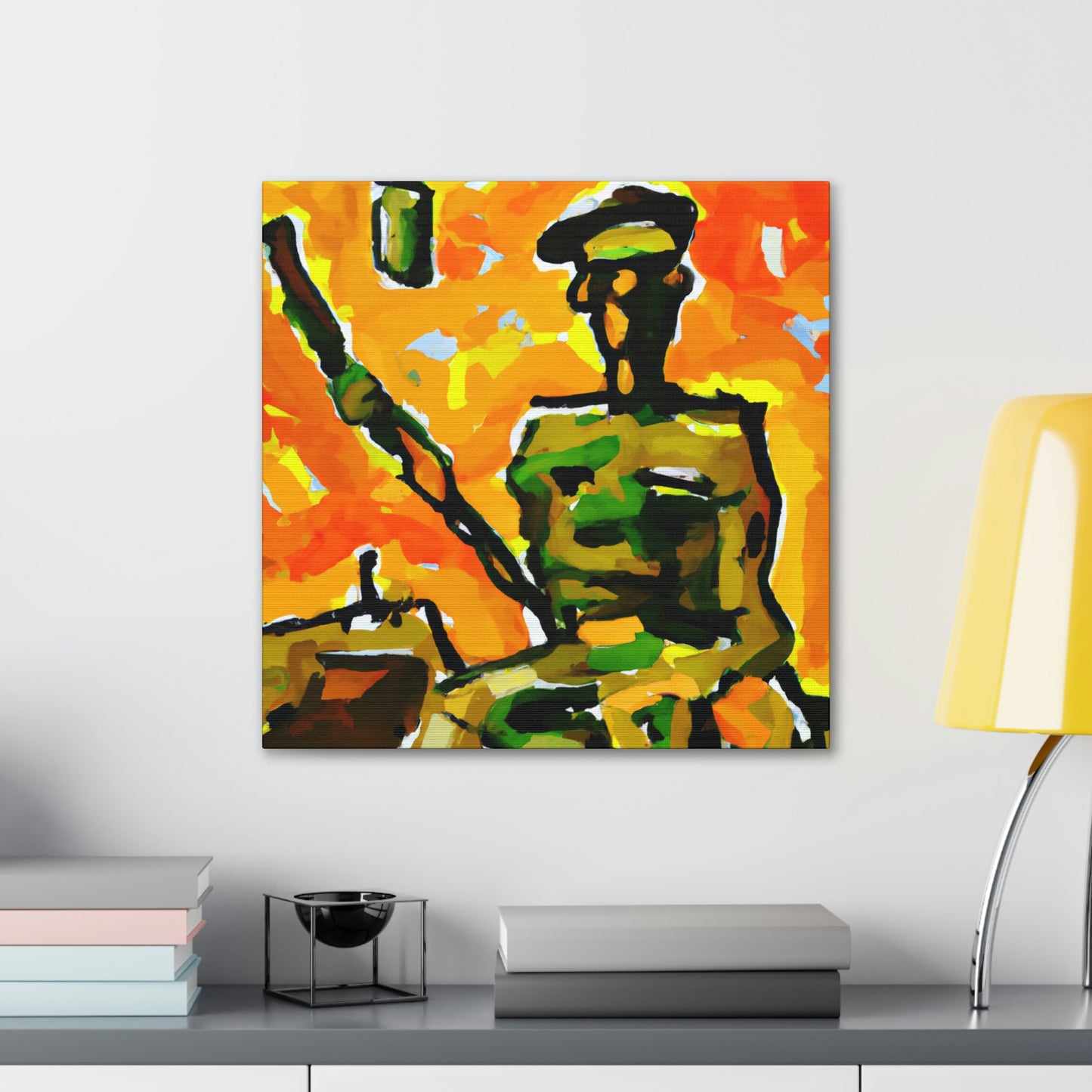 Sniper in Fauvism - Canvas