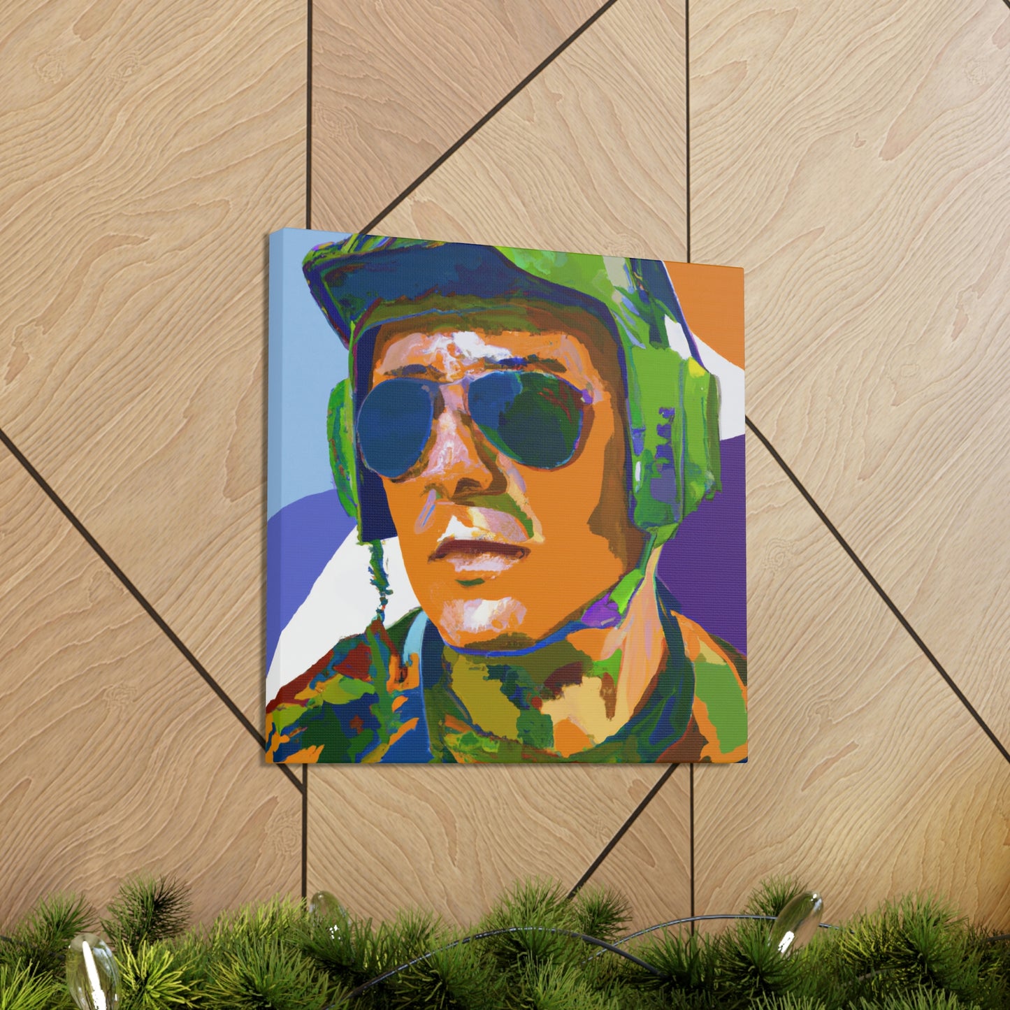 Pilot in Pop Art - Canvas