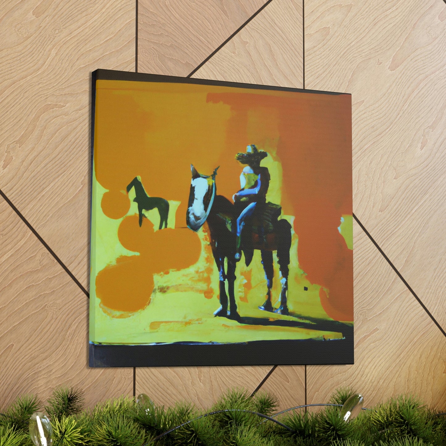 "Hitching Post Evocation" - Canvas