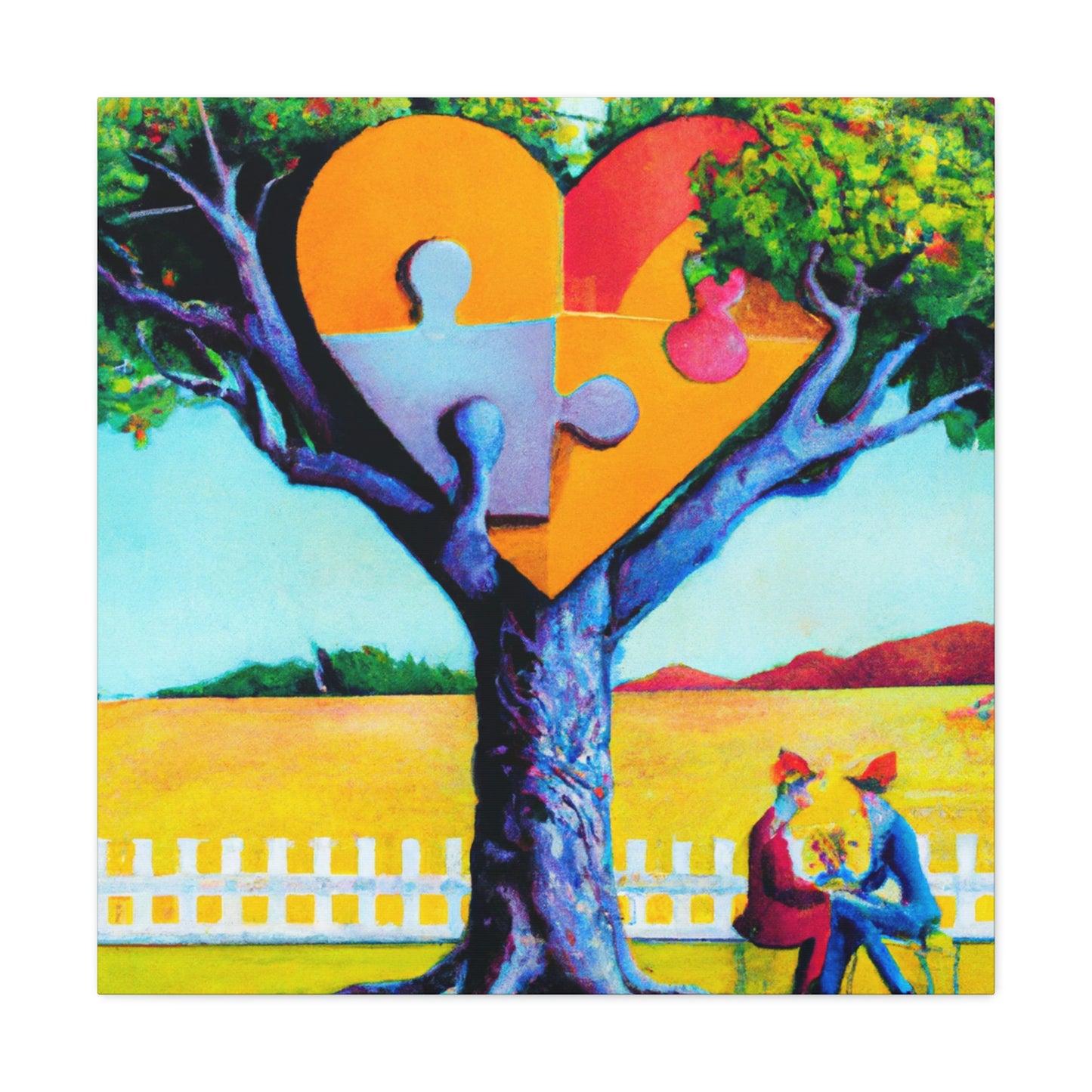 Love Tree in Bloom - Canvas