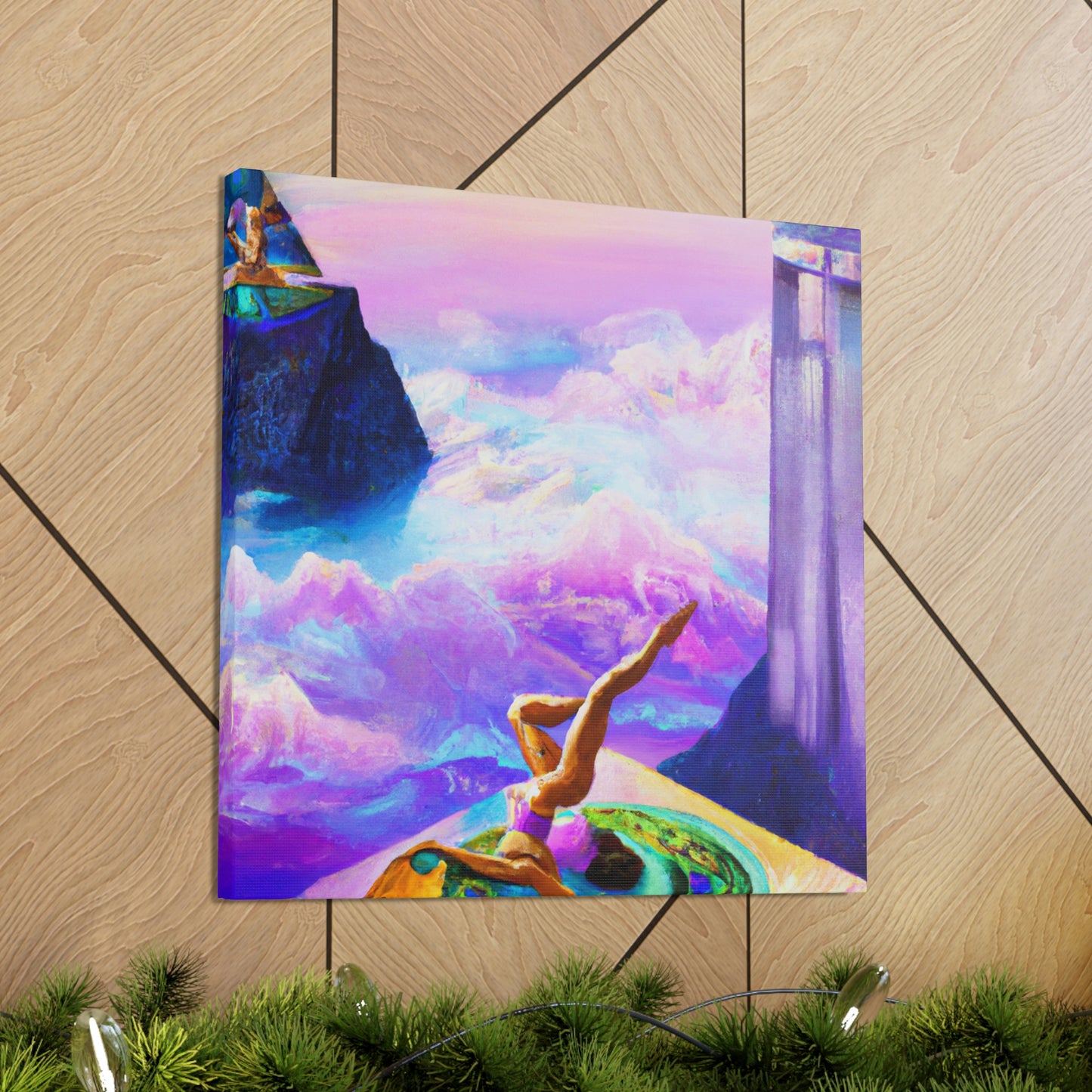 Yoga in Surrealism - Canvas