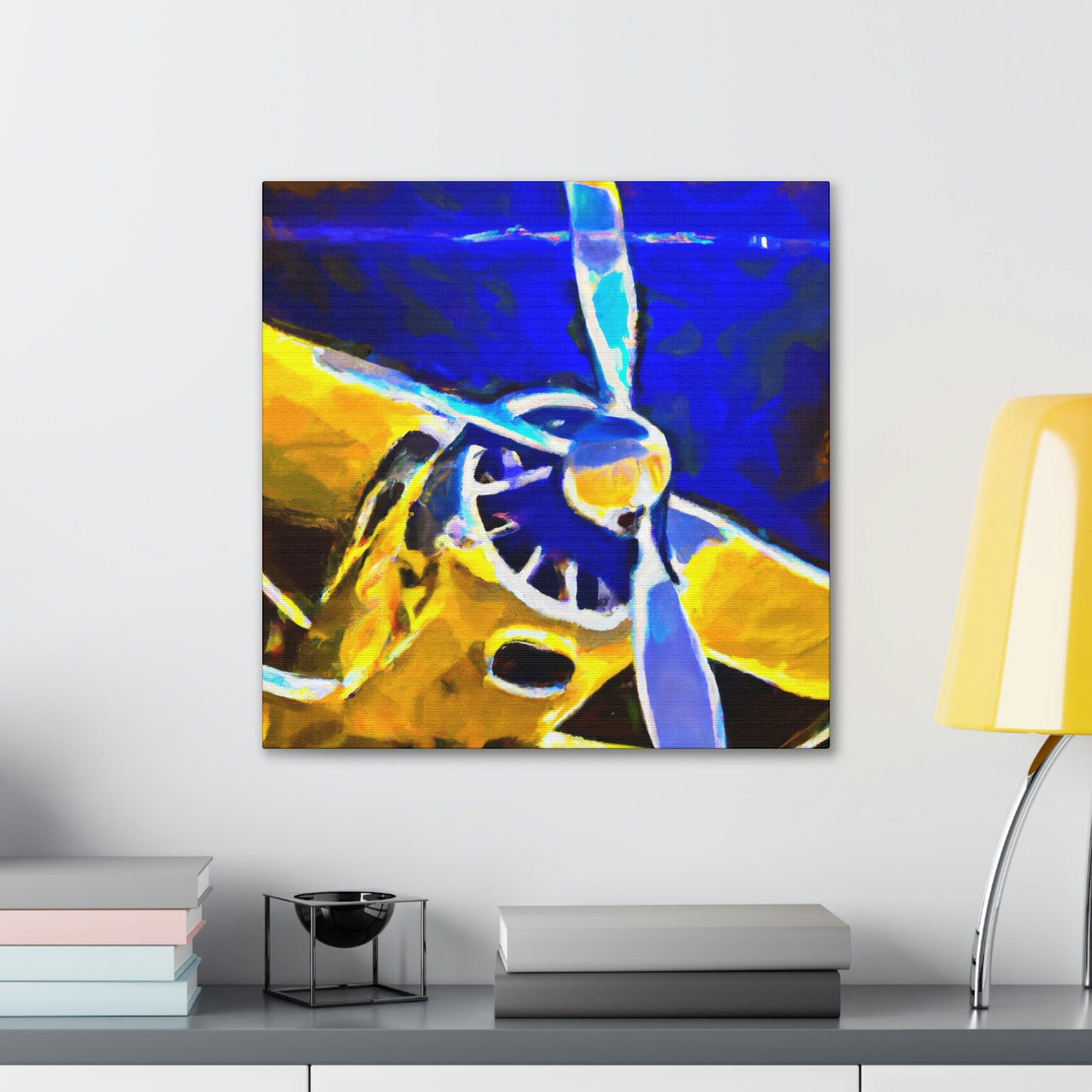 Vintage Airplane Reverie - Canvas