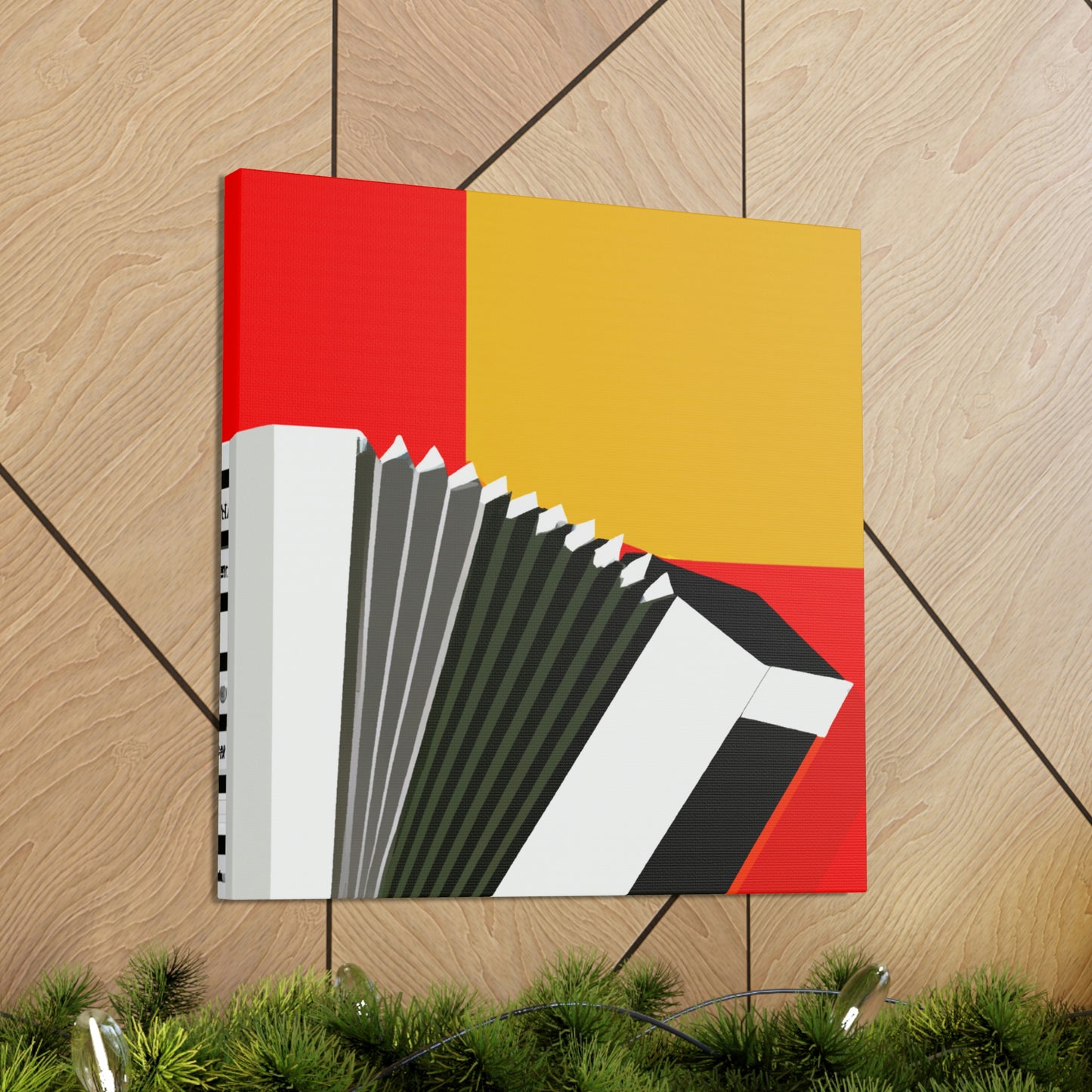 "Accordion Minimalism" - Canvas