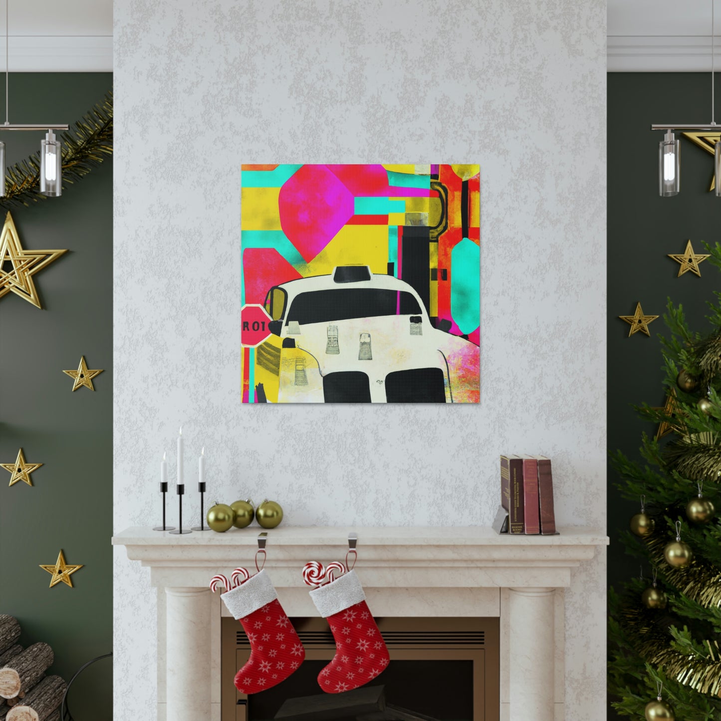 "Taxi Ride Illumination" - Canvas