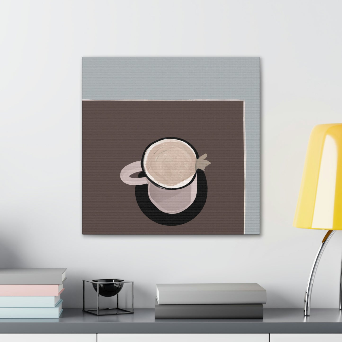 Cappuccino Minimalism - Canvas