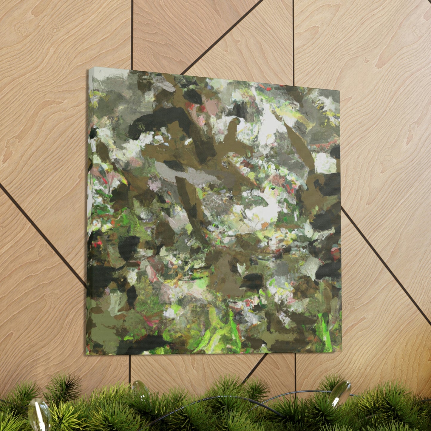 Camouflaged in Abstraction - Canvas