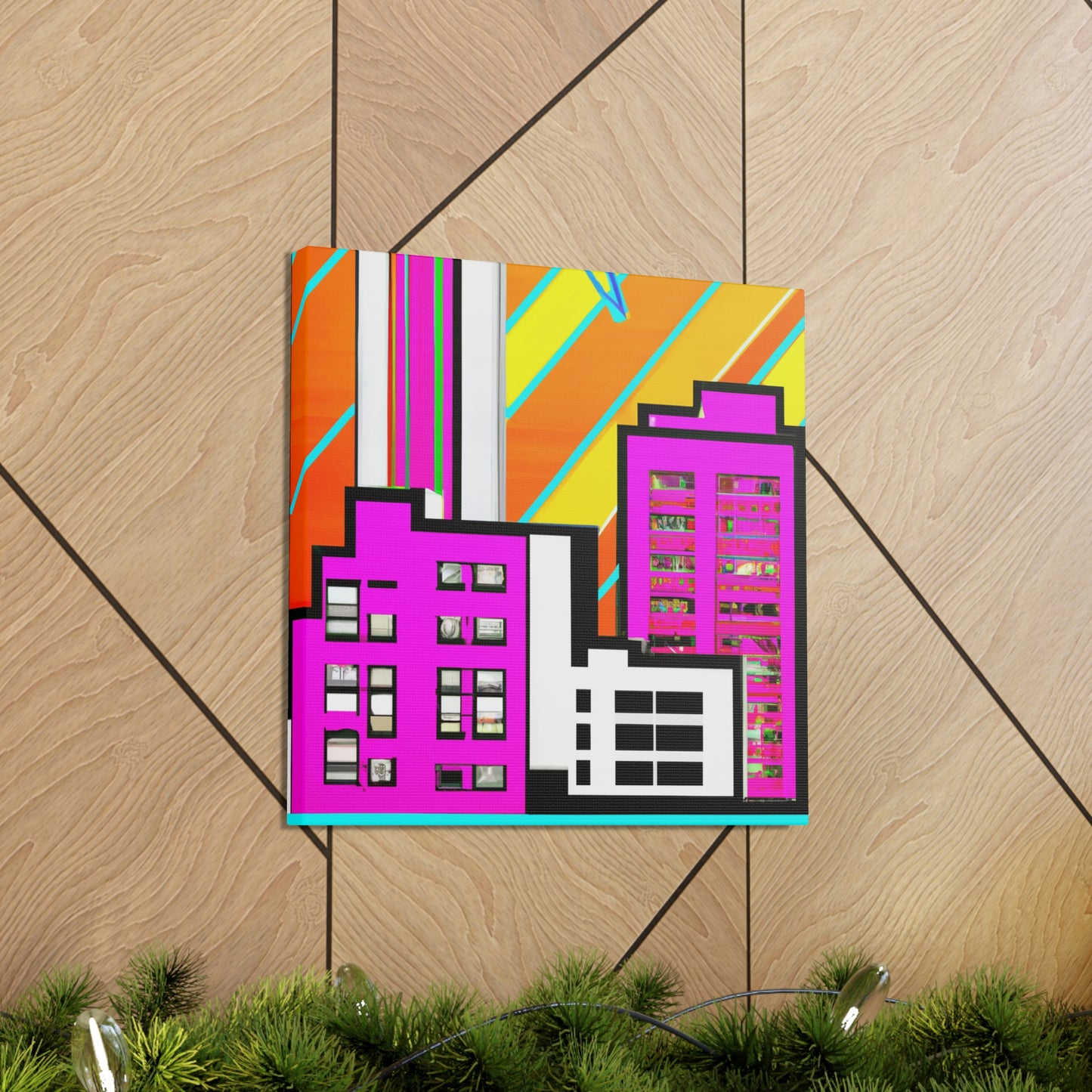 Modern Art Deco Delight - Canvas