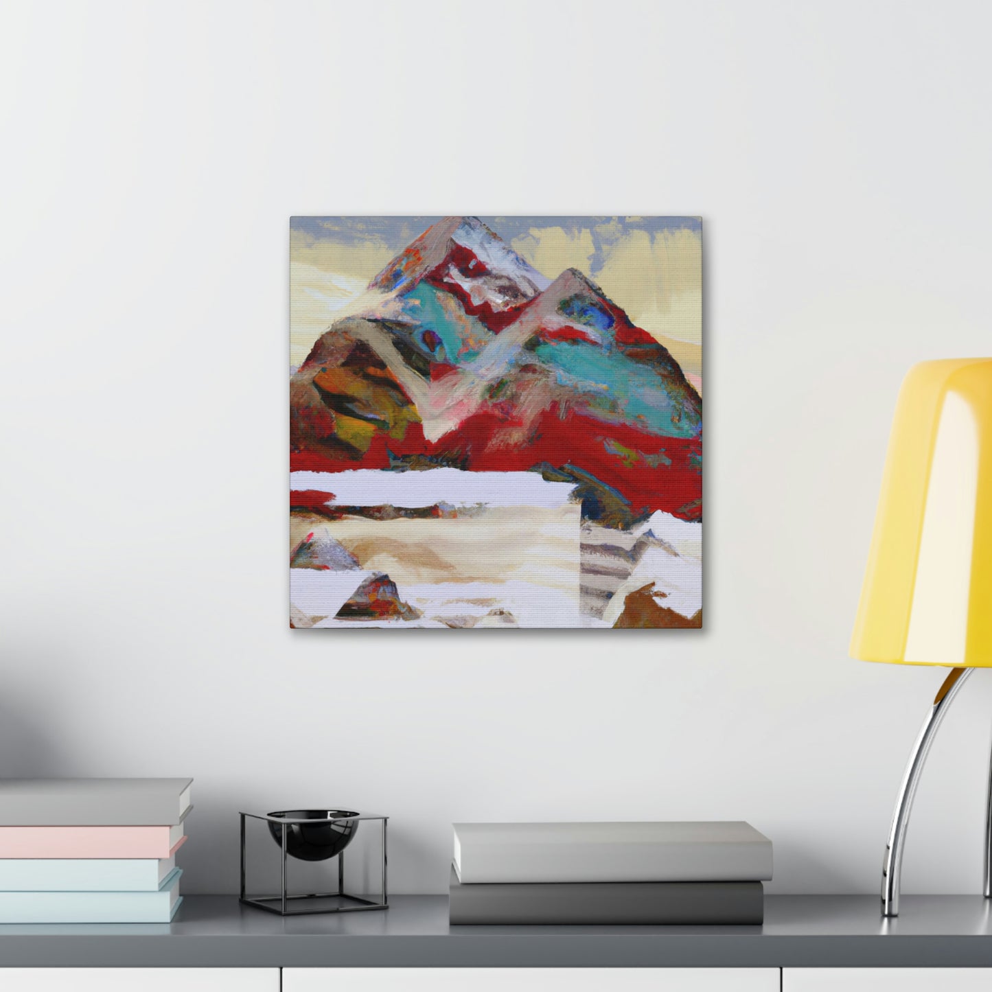 Mountain Night Sky - Canvas