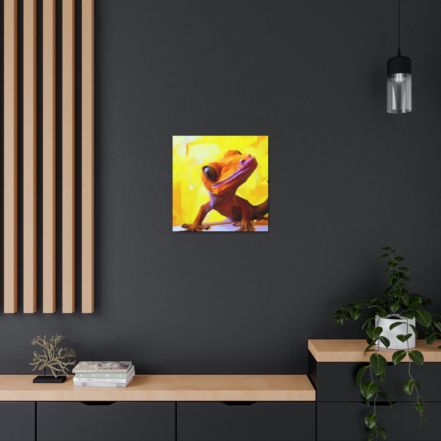 Gecko's Surreal Dream - Canvas