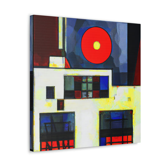 Bauhaus Digital Reflection - Canvas