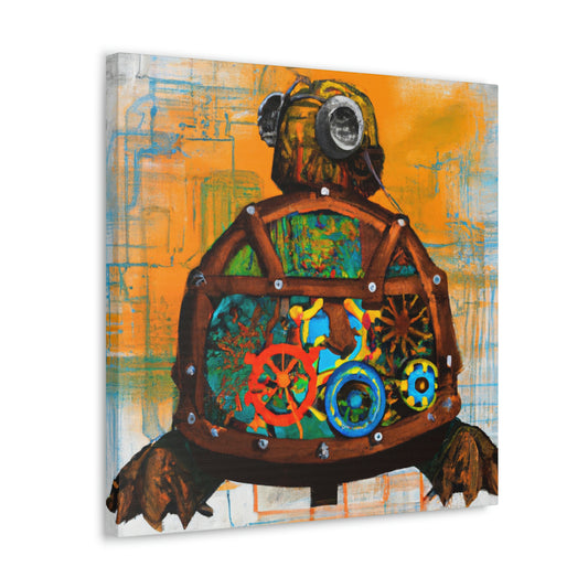 Sea Turtle Clockwork Dreams - Canvas