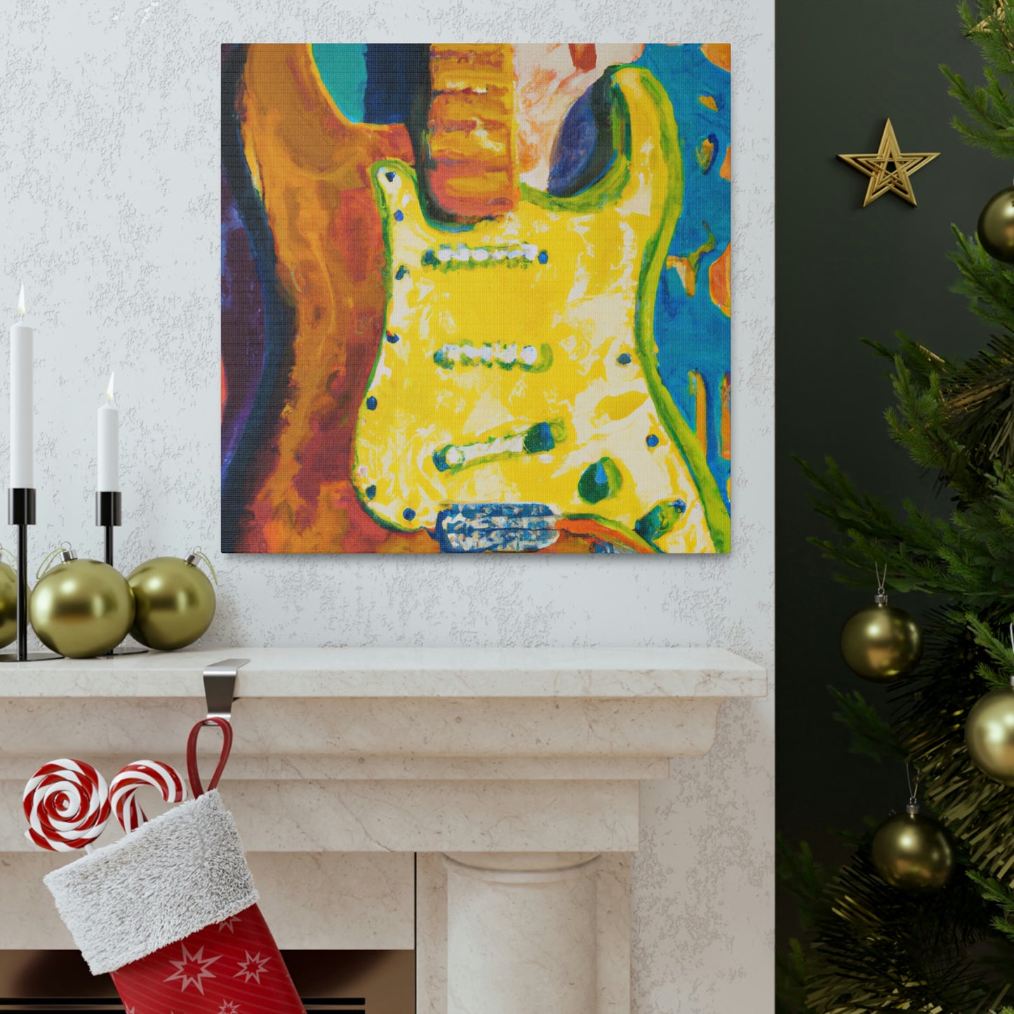 Fender Through Expressionism - Canvas