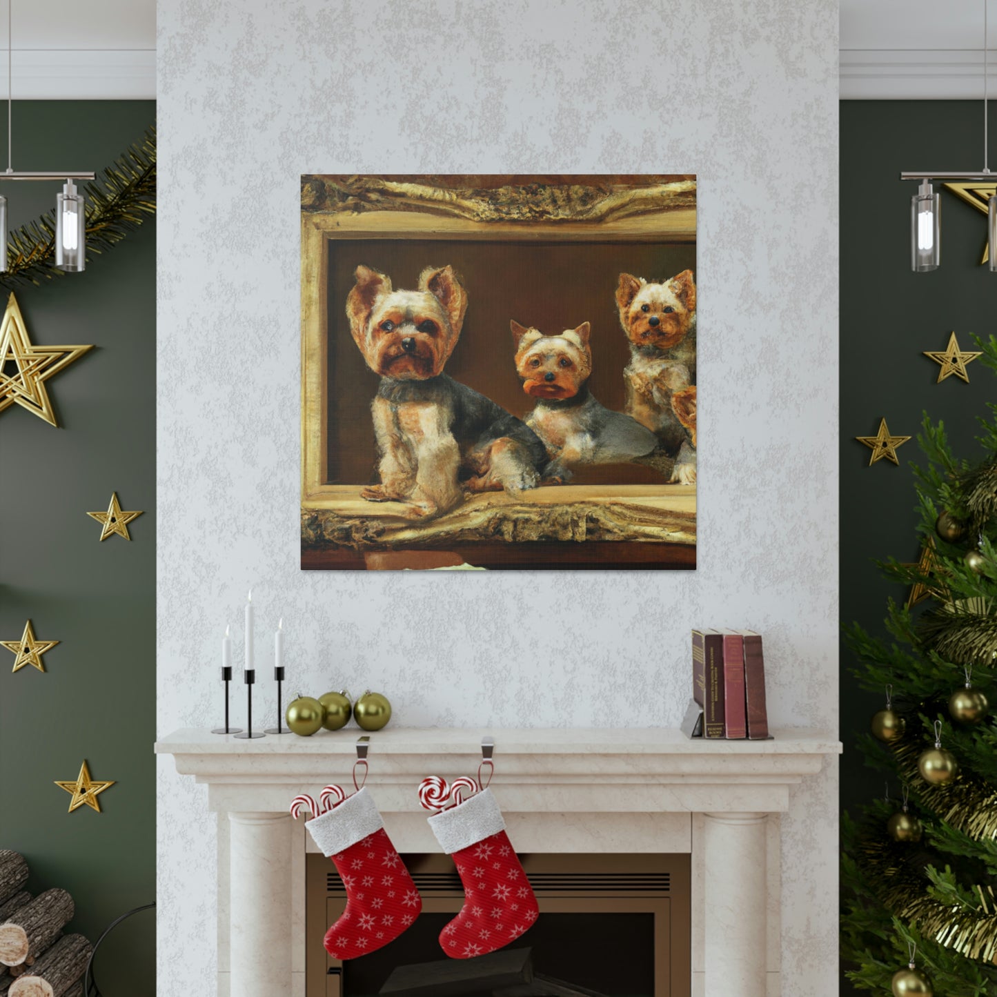 Yorkshire Terrier Symmetry - Canvas