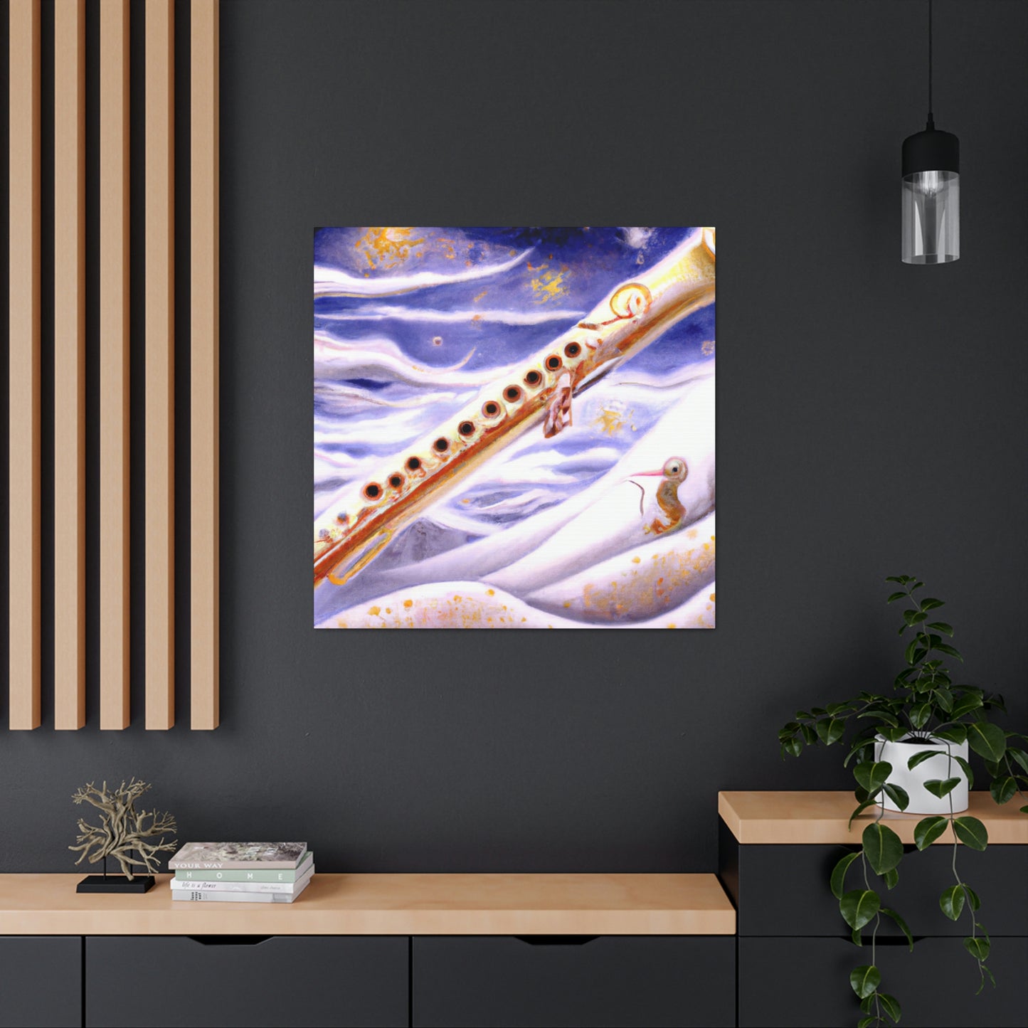 "Flute of Dreamscapes" - Canvas