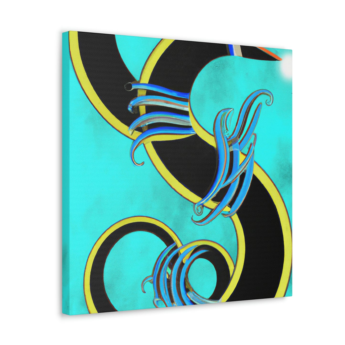 "Eel in Art Deco" - Canvas