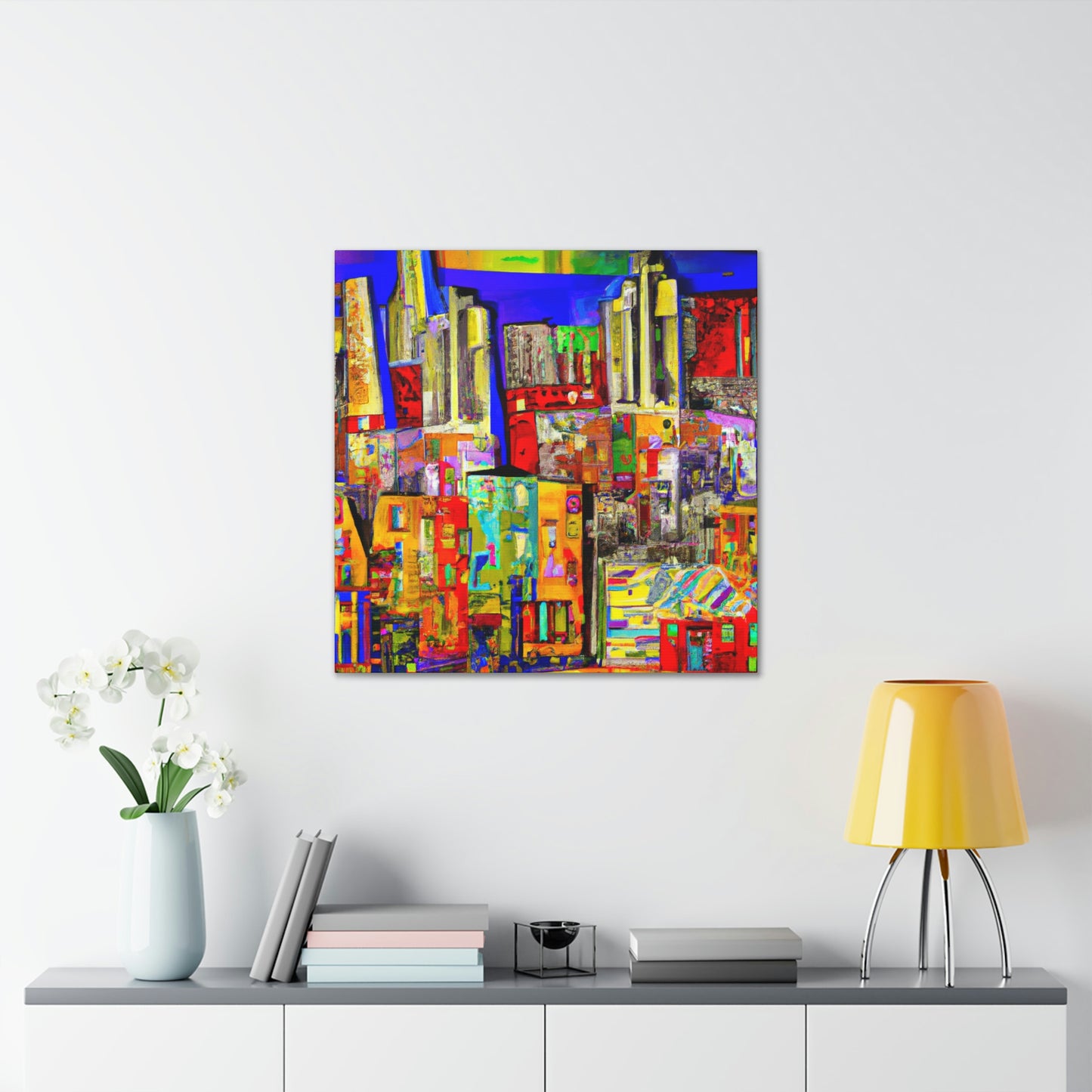 Urban Street Panorama - Canvas