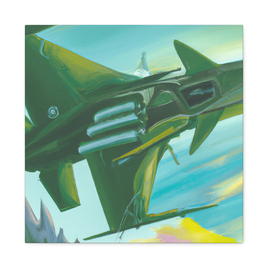 Jet Fighter Surrealism - Canvas