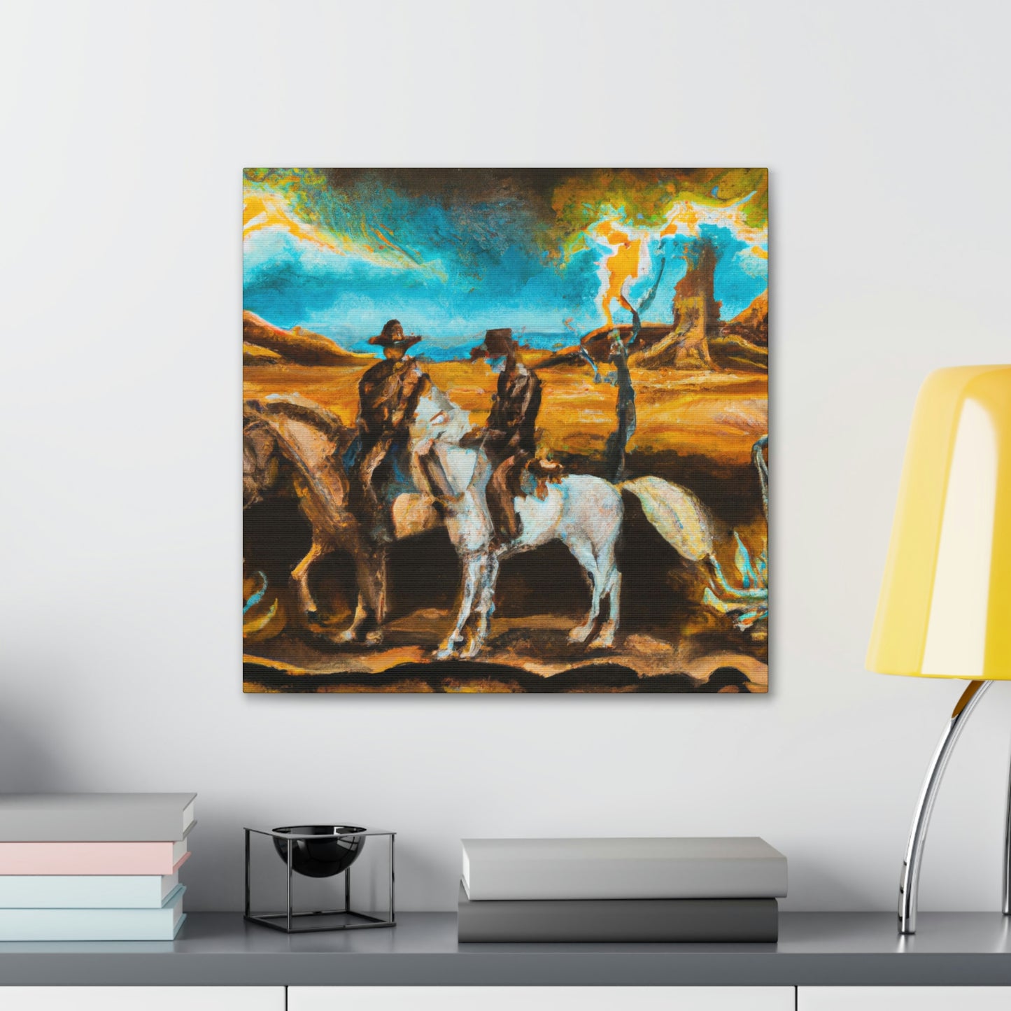 "Delightful Western Landscape" - Canvas