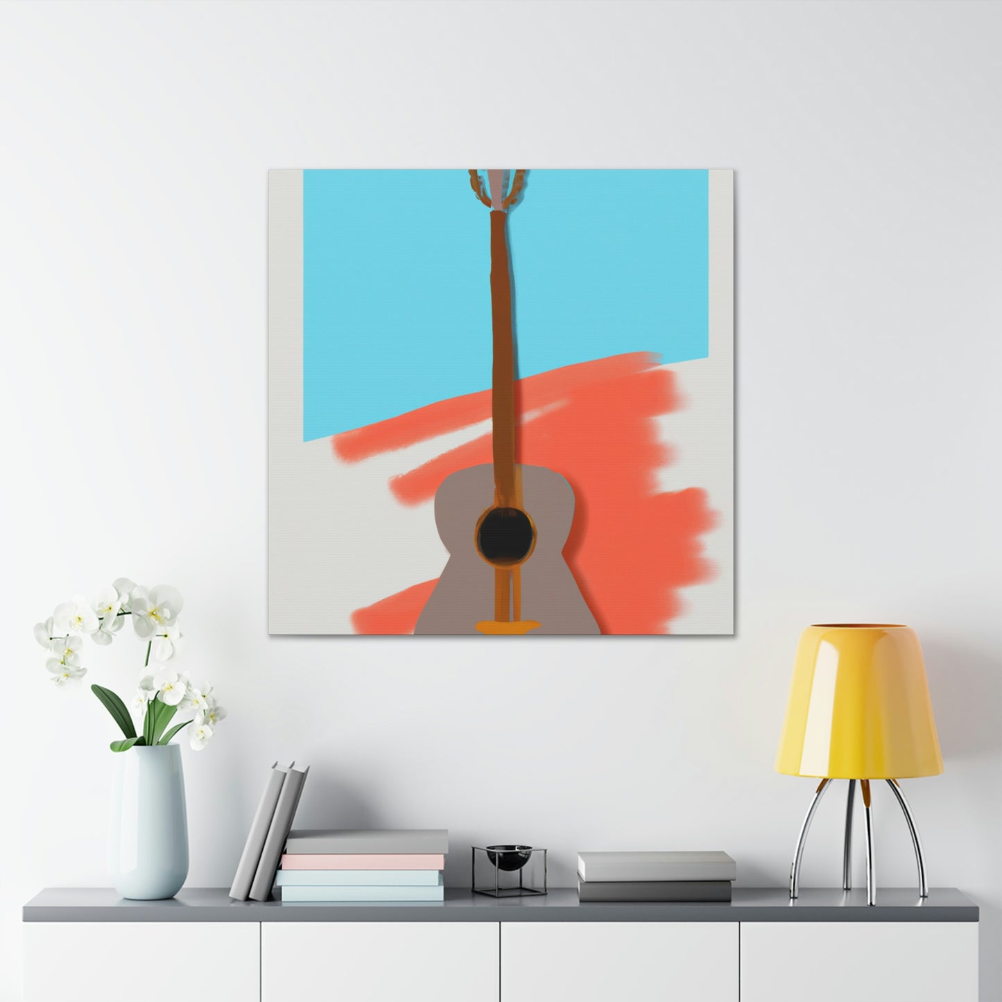 Guitar of Minimalism - Canvas