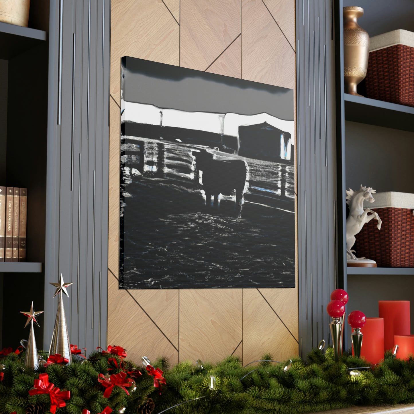 Black Angus Majesty - Canvas