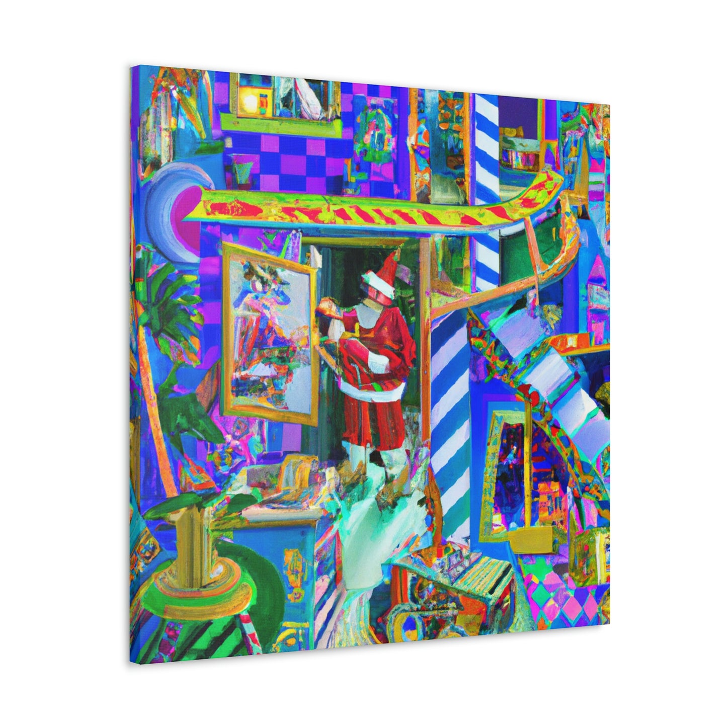 Santa's Magical Workshop - Canvas