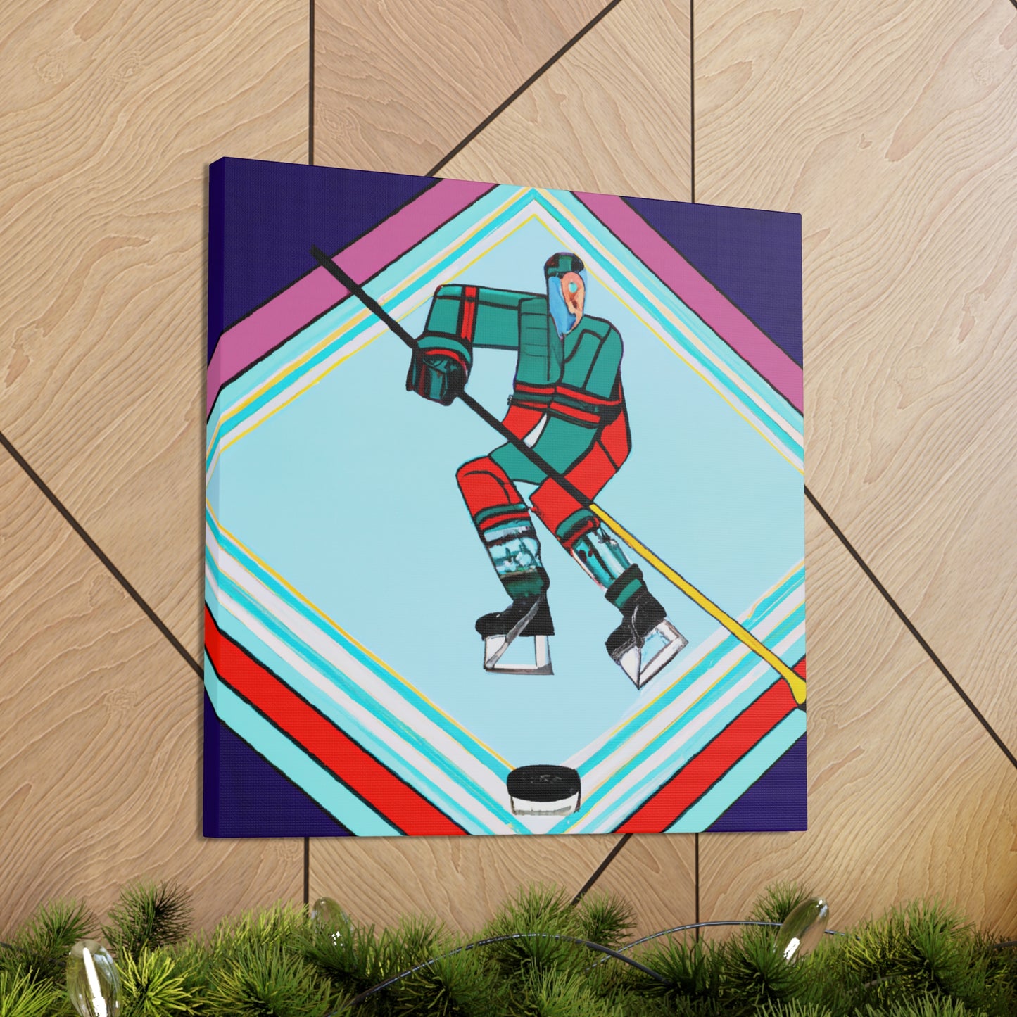 "Ice on Skates Glide" - Canvas