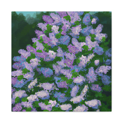 "Lilac Petal Abstraction" - Canvas