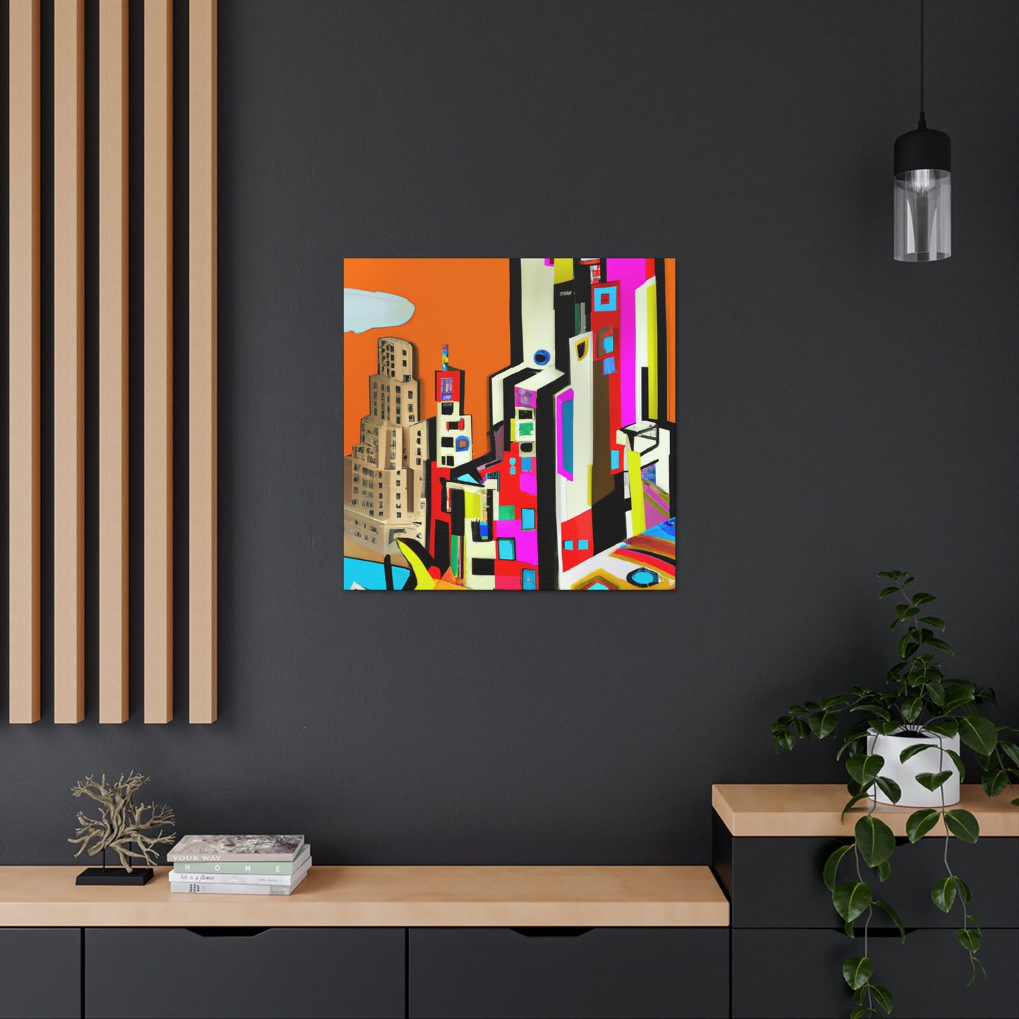 Deco Pop Artburst - Canvas