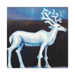 "Reindeer at Dusk' - Canvas