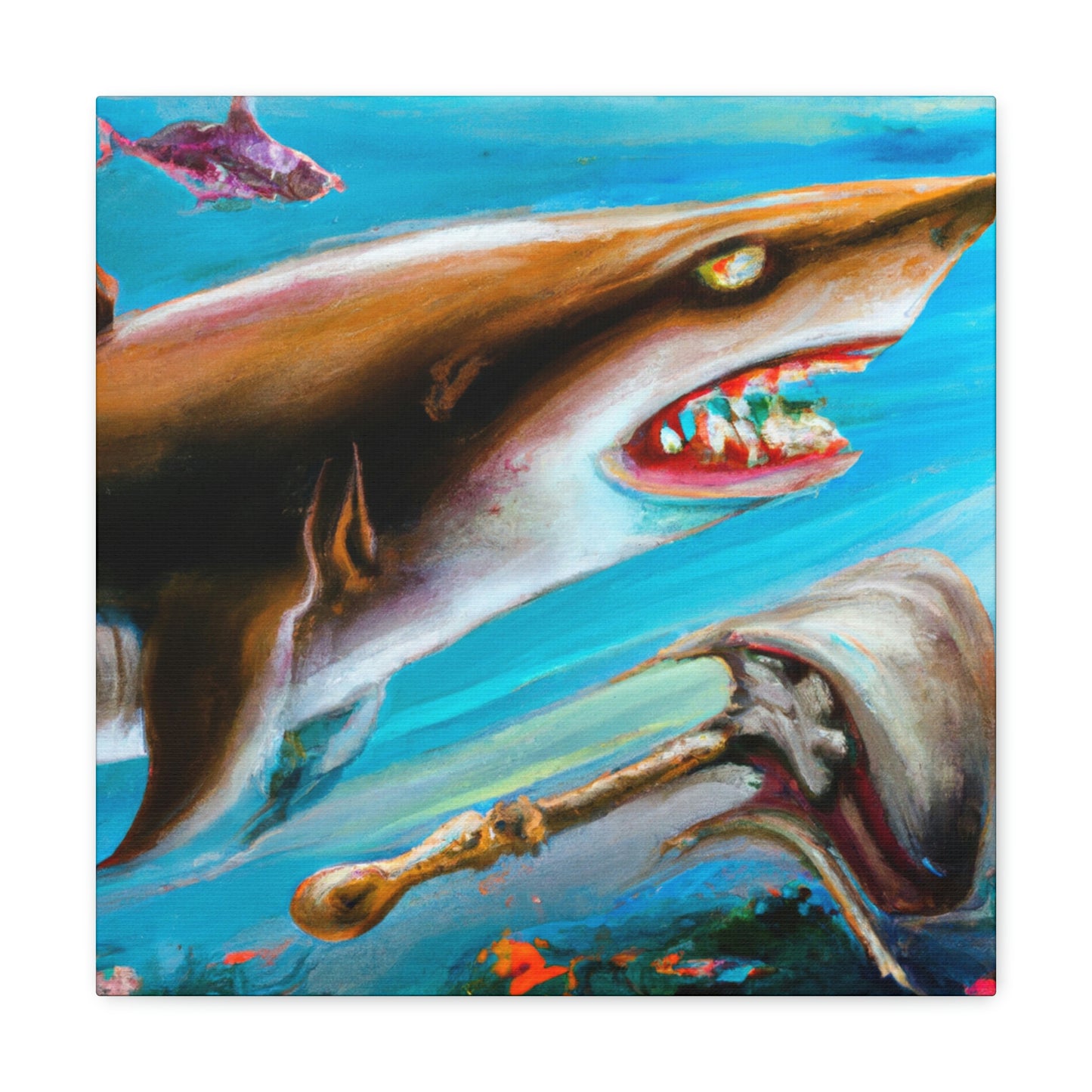 Shark Surrealism Dream - Canvas