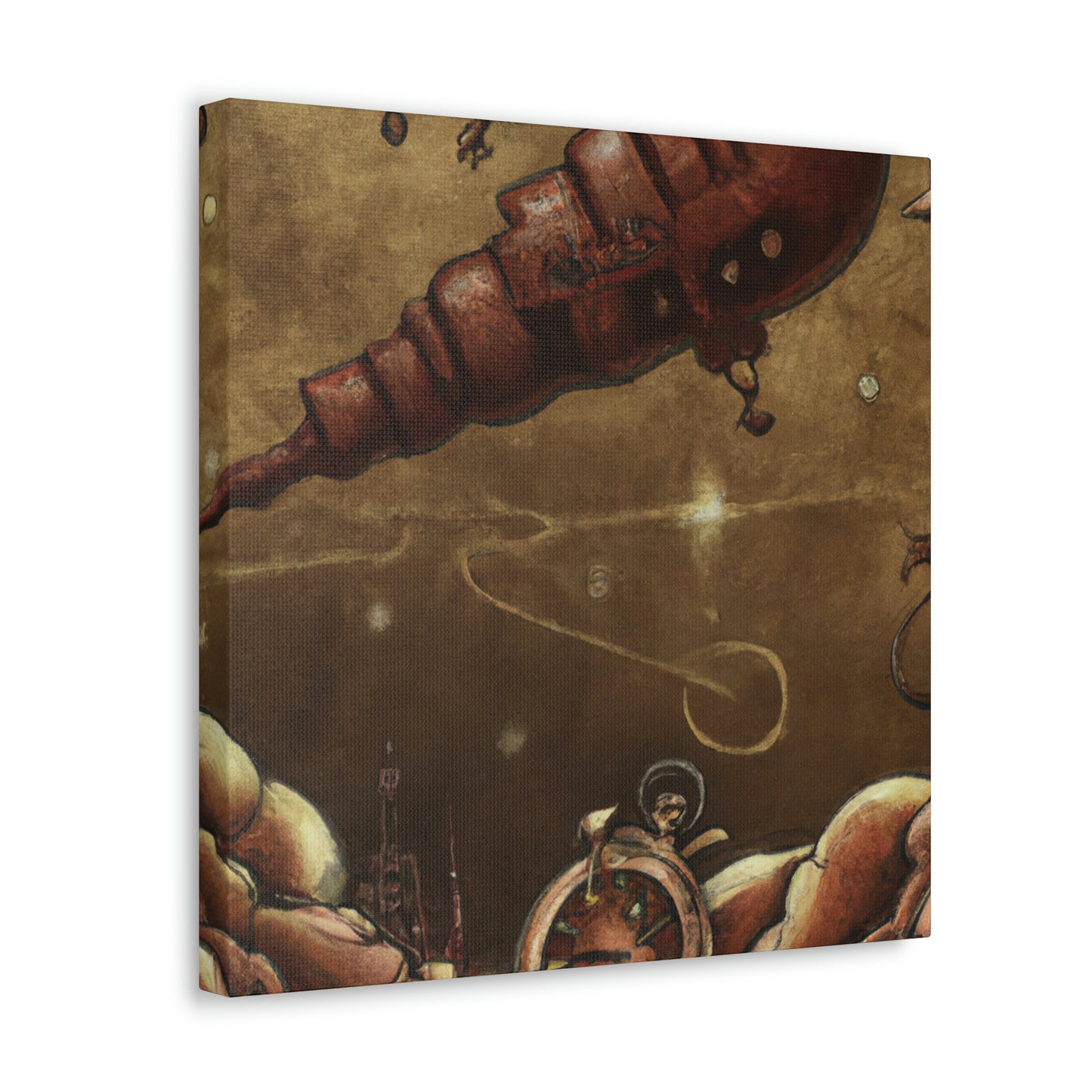 Meteor in Steampunk - Canvas