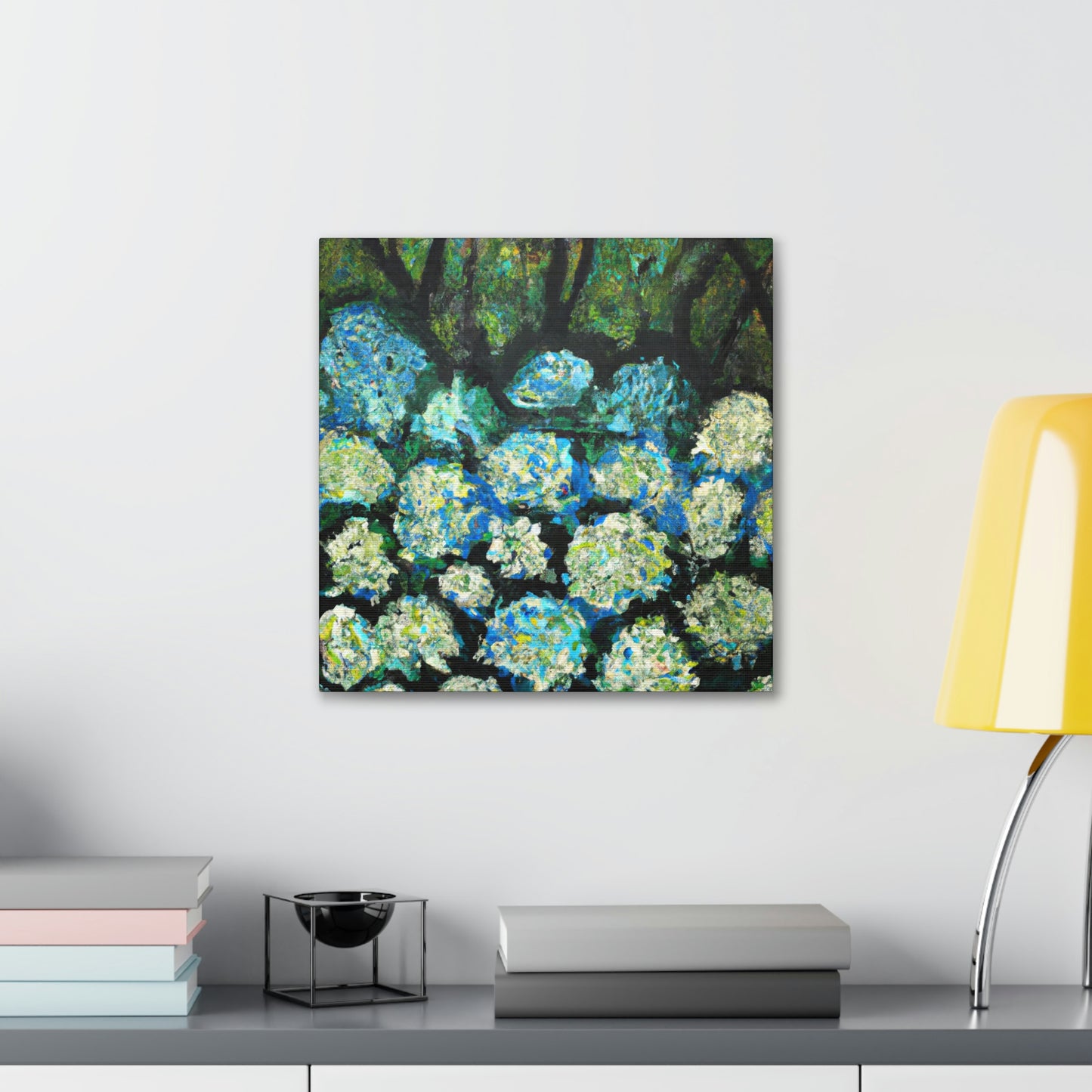 "Hydrangea Abstraction Bliss" - Canvas