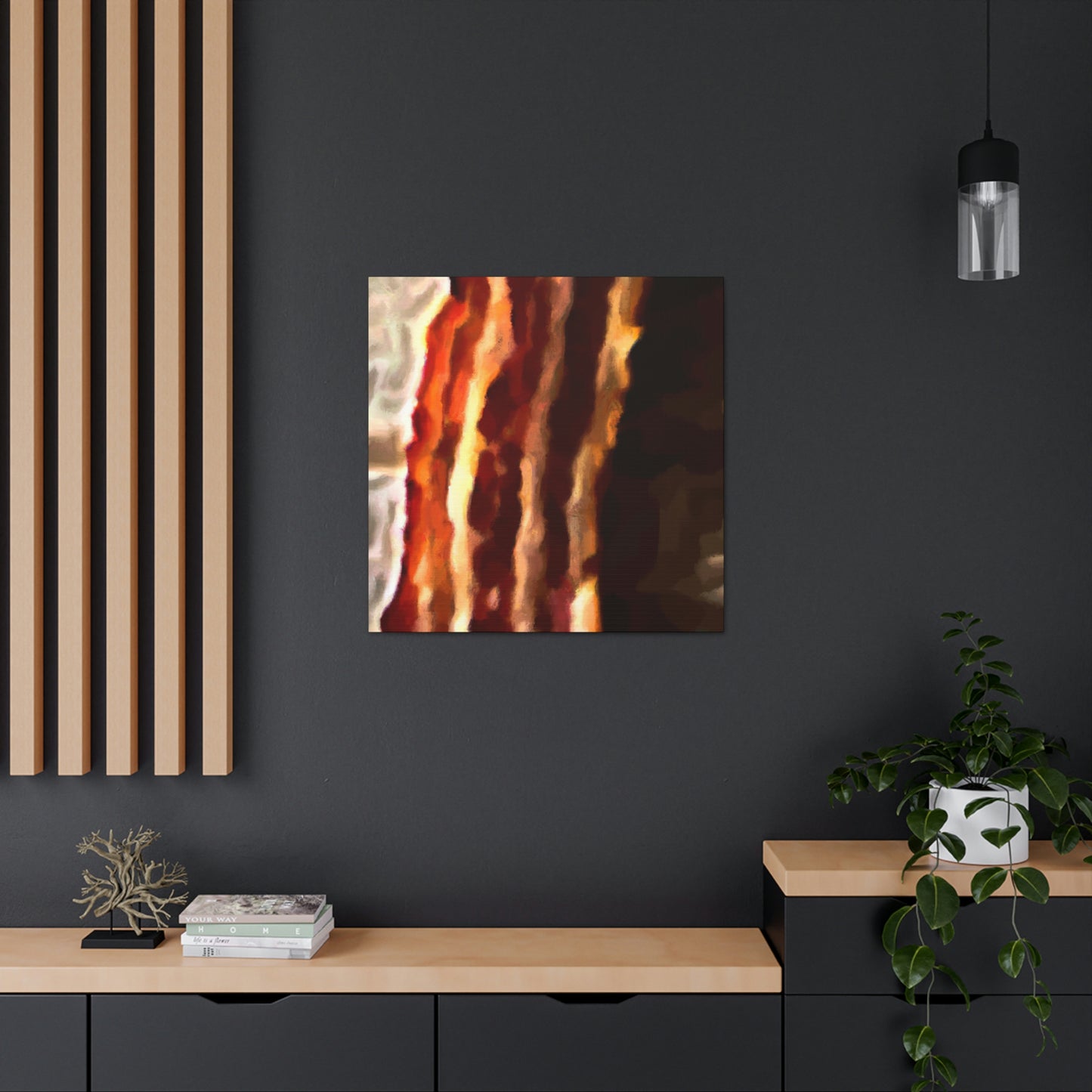 "Sizzling Bacon Delight" - Canvas