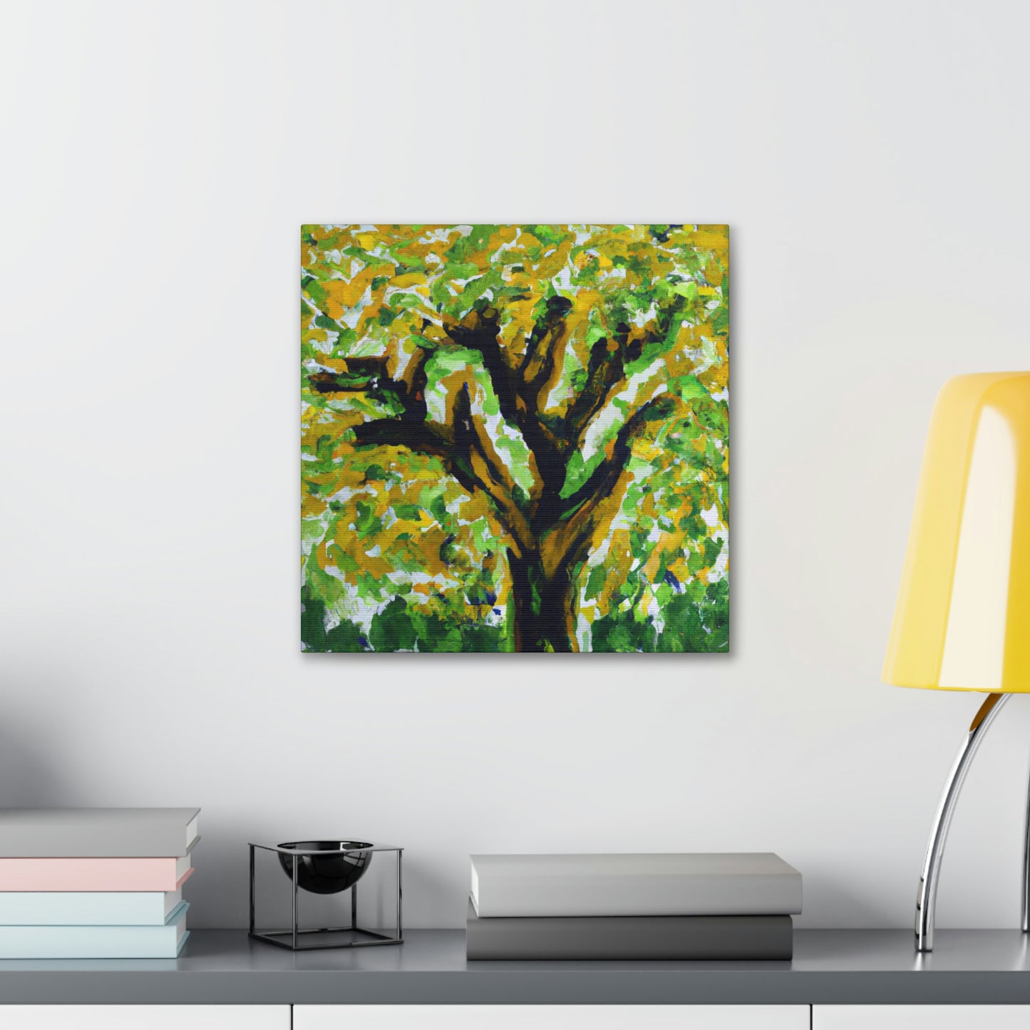 Elm Tree Expressionism - Canvas