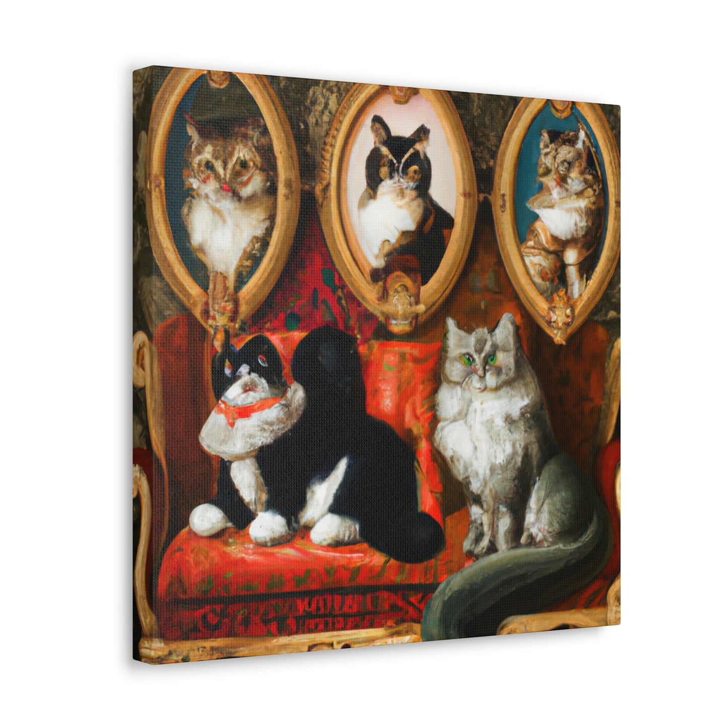 Cats in Splendor - Canvas