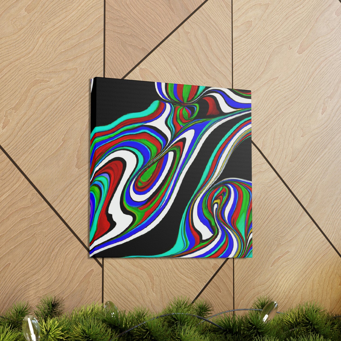 "Serenely Swirling Whorls" - Canvas