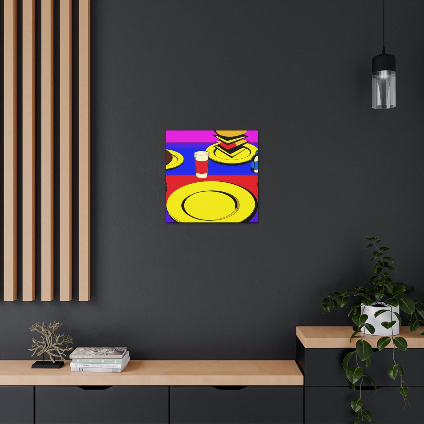 Dining in Pop Art - Canvas