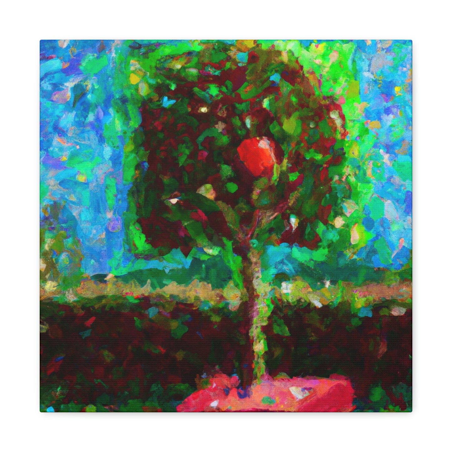 "Apple Tree Harvest Joy" - Canvas