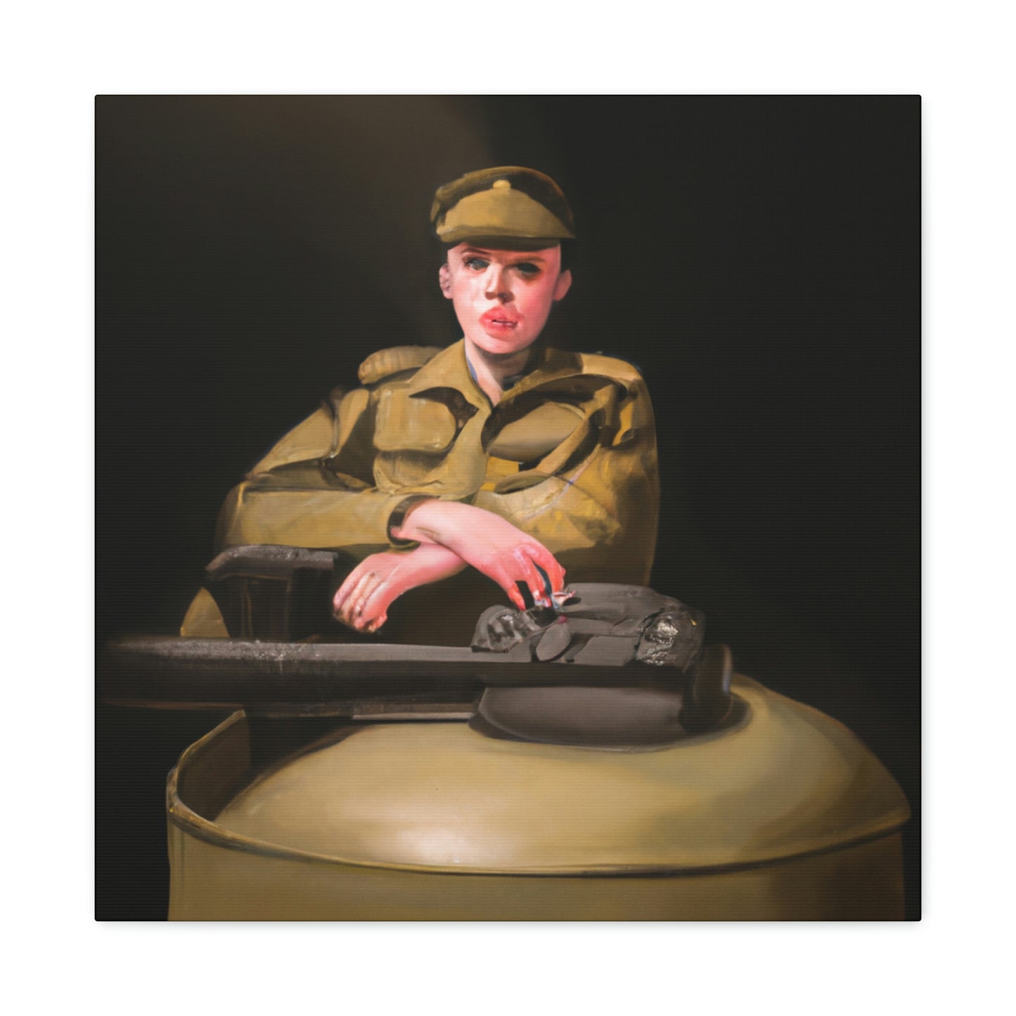 "Tank Operator's Dreamscape" - Canvas